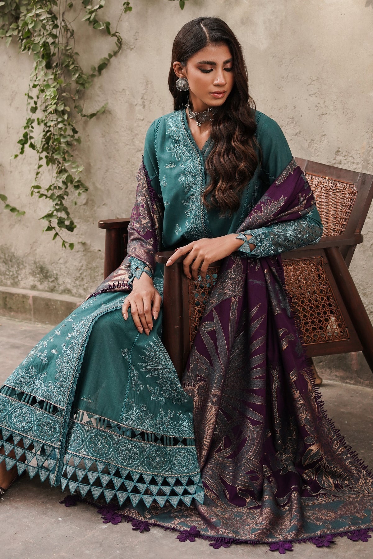 Winter Collection - Jazmin - Shahtoosh Luxury  - D#03 (SAMAA)
