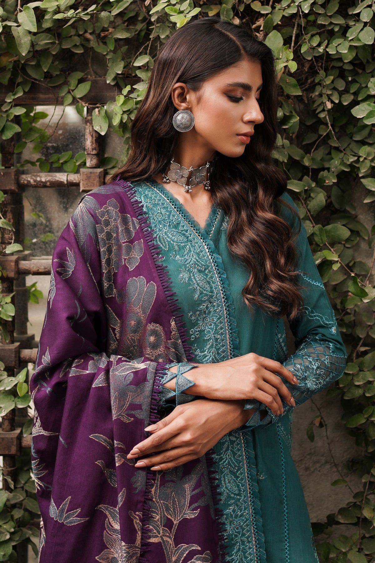 Winter Collection - Jazmin - Shahtoosh Luxury  - D#03 (SAMAA)