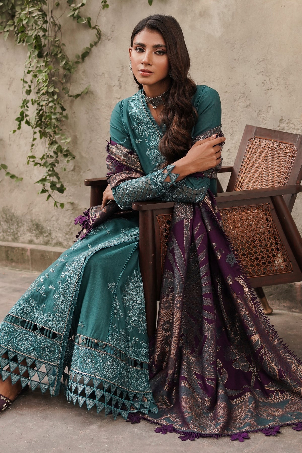 Winter Collection - Jazmin - Shahtoosh Luxury  - D#03 (SAMAA)