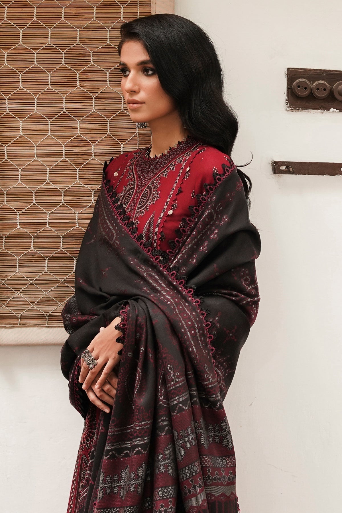 Winter Collection - Jazmin - Shahtoosh Luxury - D#07 (SABUHI)