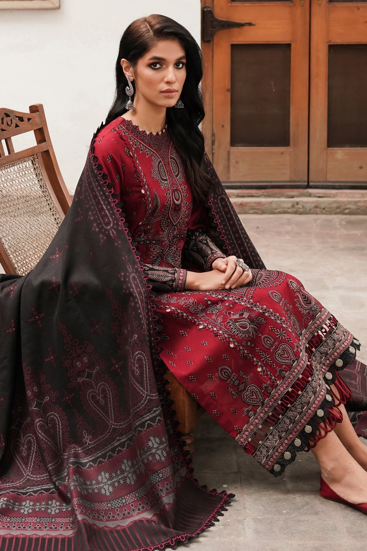 Winter Collection - Jazmin - Shahtoosh Luxury - D#07 (SABUHI)