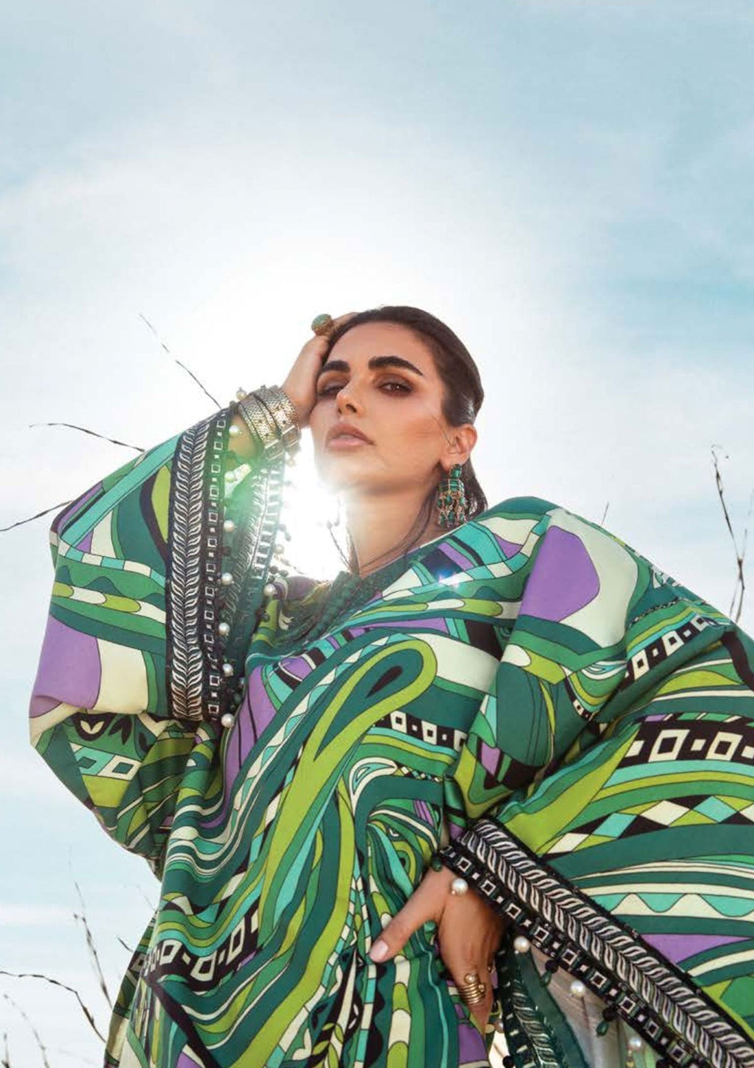 Winter Collection - Maria B - M print - Desert Rose - D#4 A