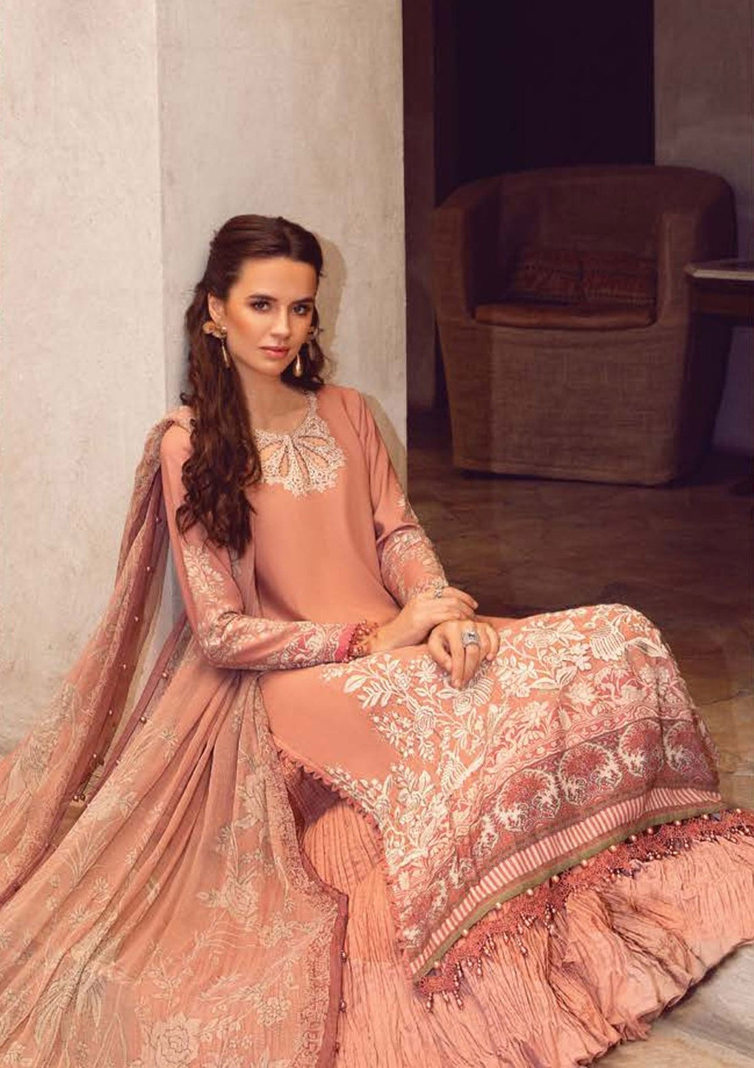 Winter Collection - Maria B - M print - Desert Rose - D#6 A
