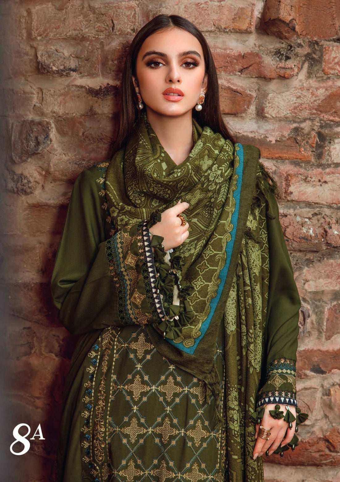 Winter Collection - Maria B - Shawls - MBS#8A
