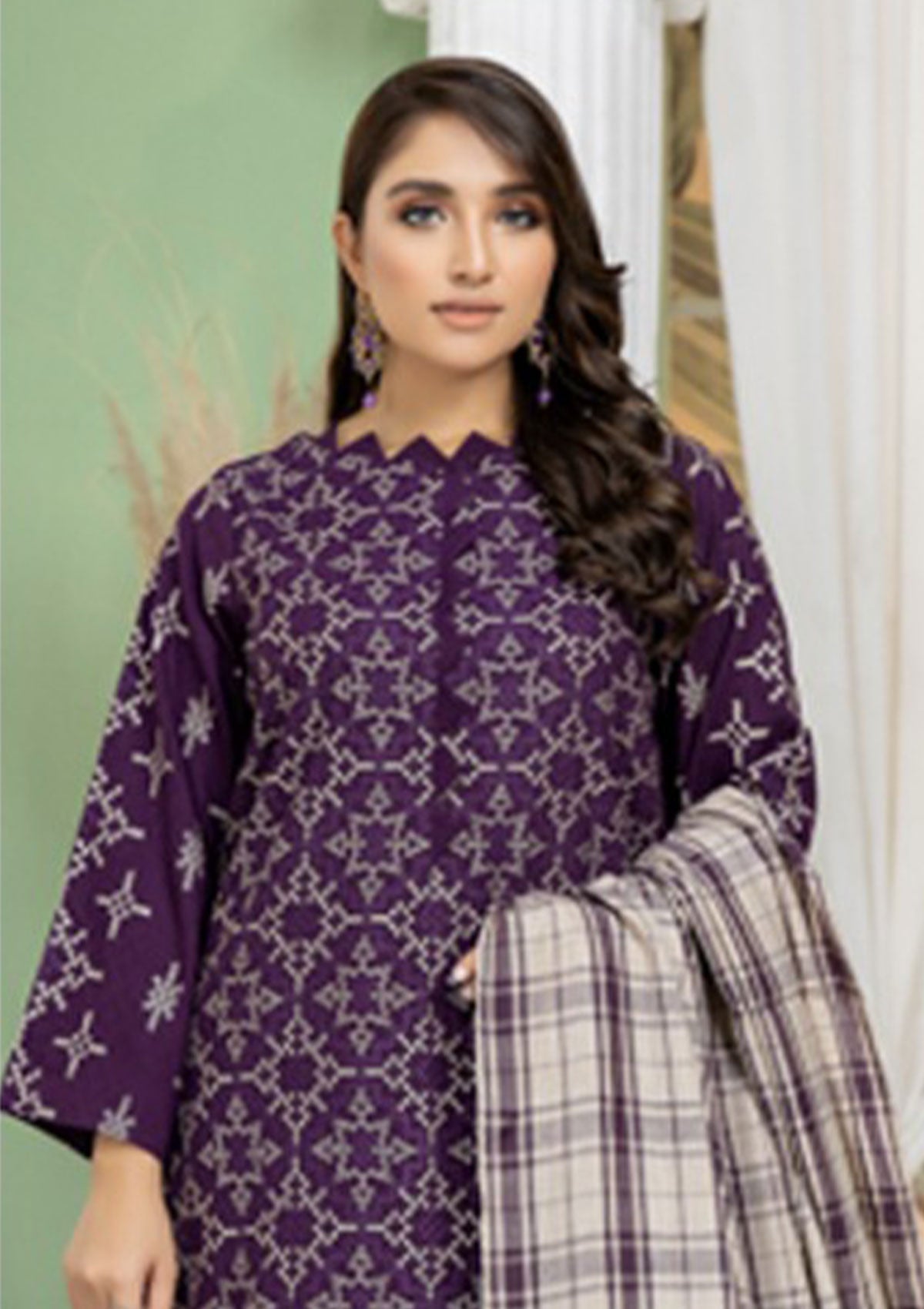 Winter Collection - Marjjan - MDS#32- D PURPLE