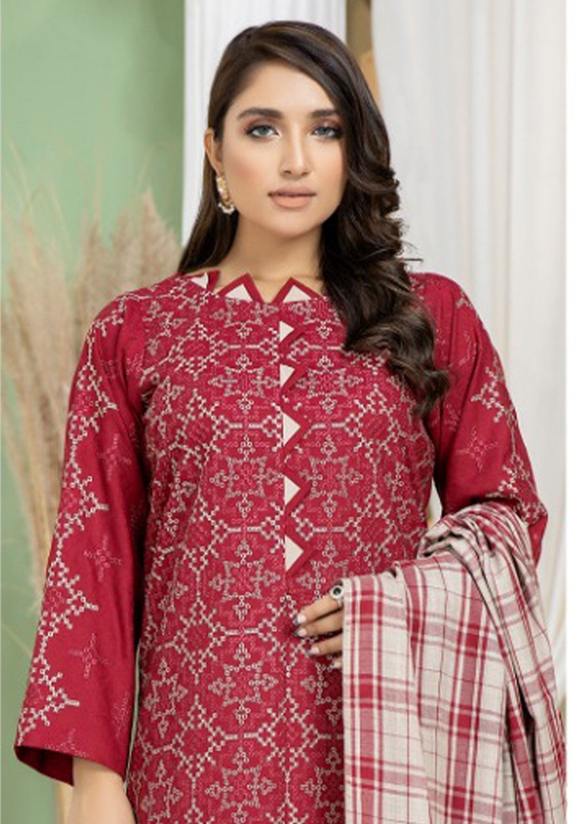 Winter Collection - Marjjan - MDS#32- MAROON