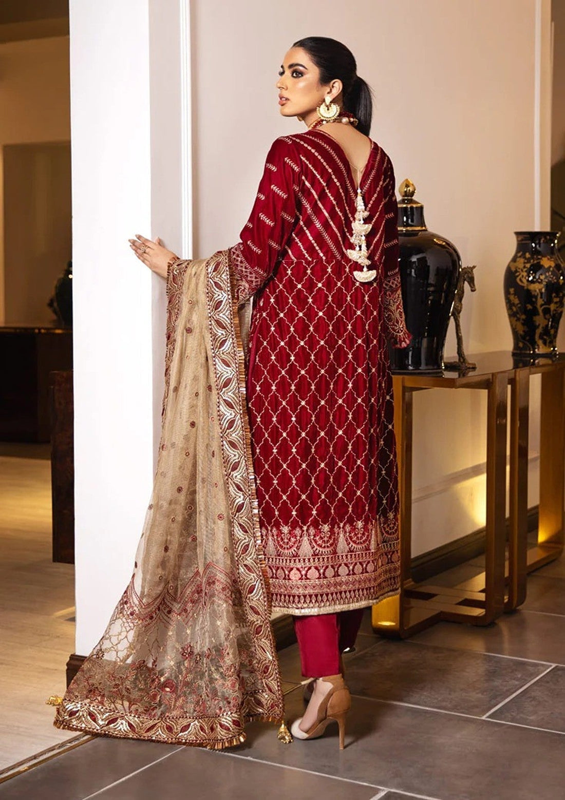 Winter Collection - Marjjan - Memsaab - Velvet - WV#10