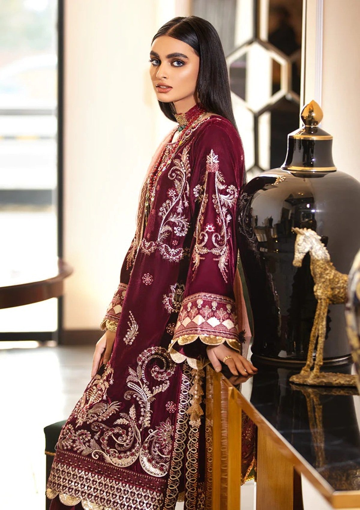 Winter Collection - Marjjan - Memsaab - Velvet - WV#2