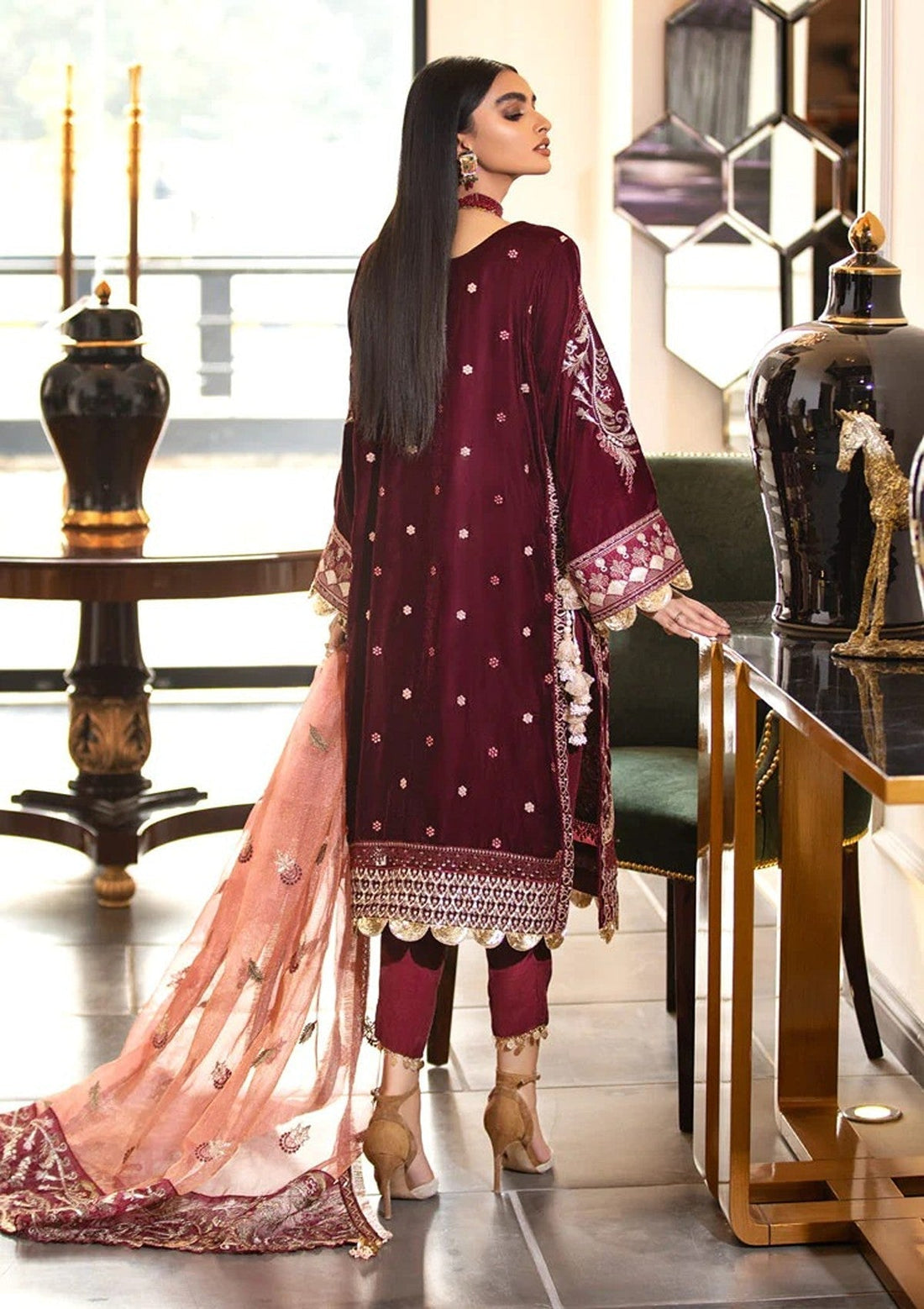 Winter Collection - Marjjan - Memsaab - Velvet - WV#2