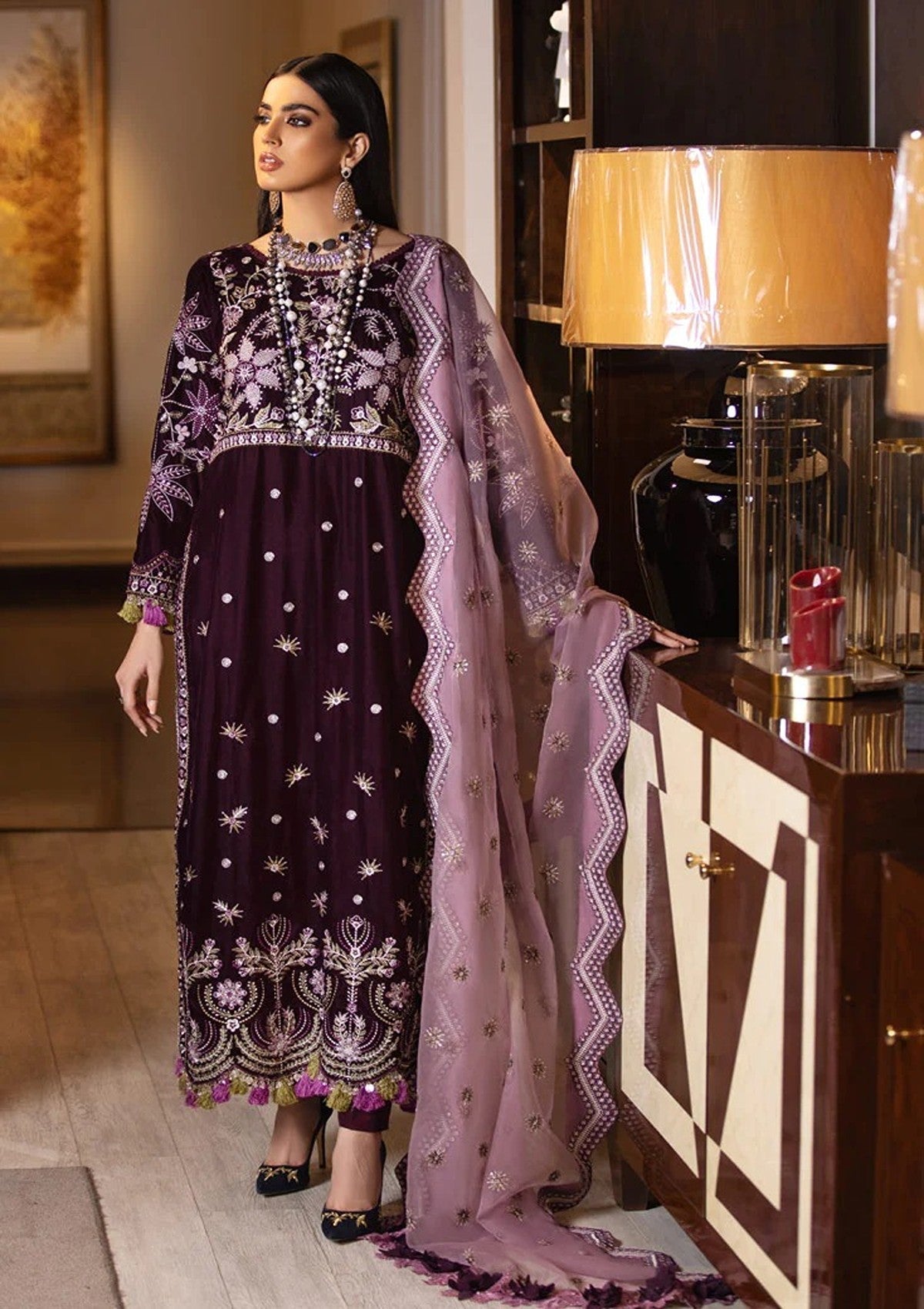 Winter Collection - Marjjan - Memsaab - Velvet - WV#3