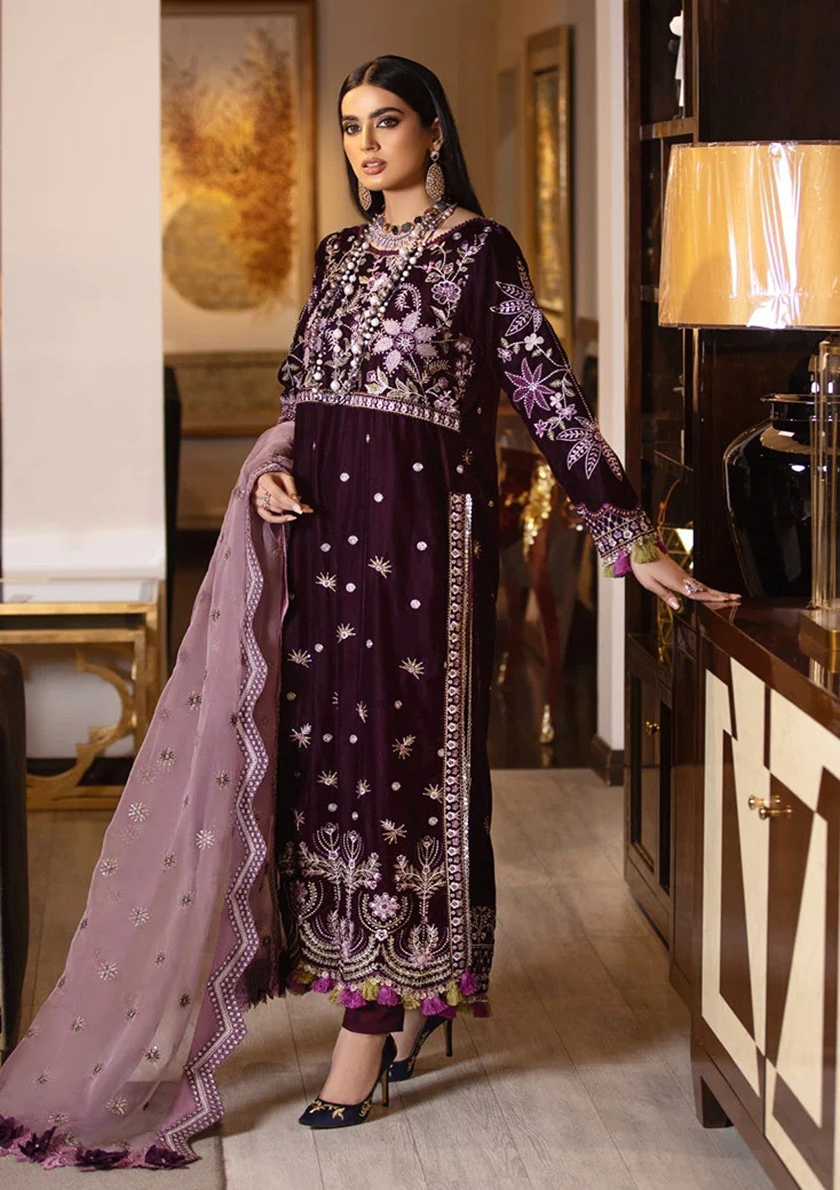 Winter Collection - Marjjan - Memsaab - Velvet - WV#3