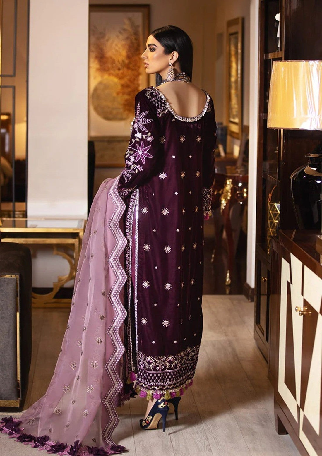 Winter Collection - Marjjan - Memsaab - Velvet - WV#3
