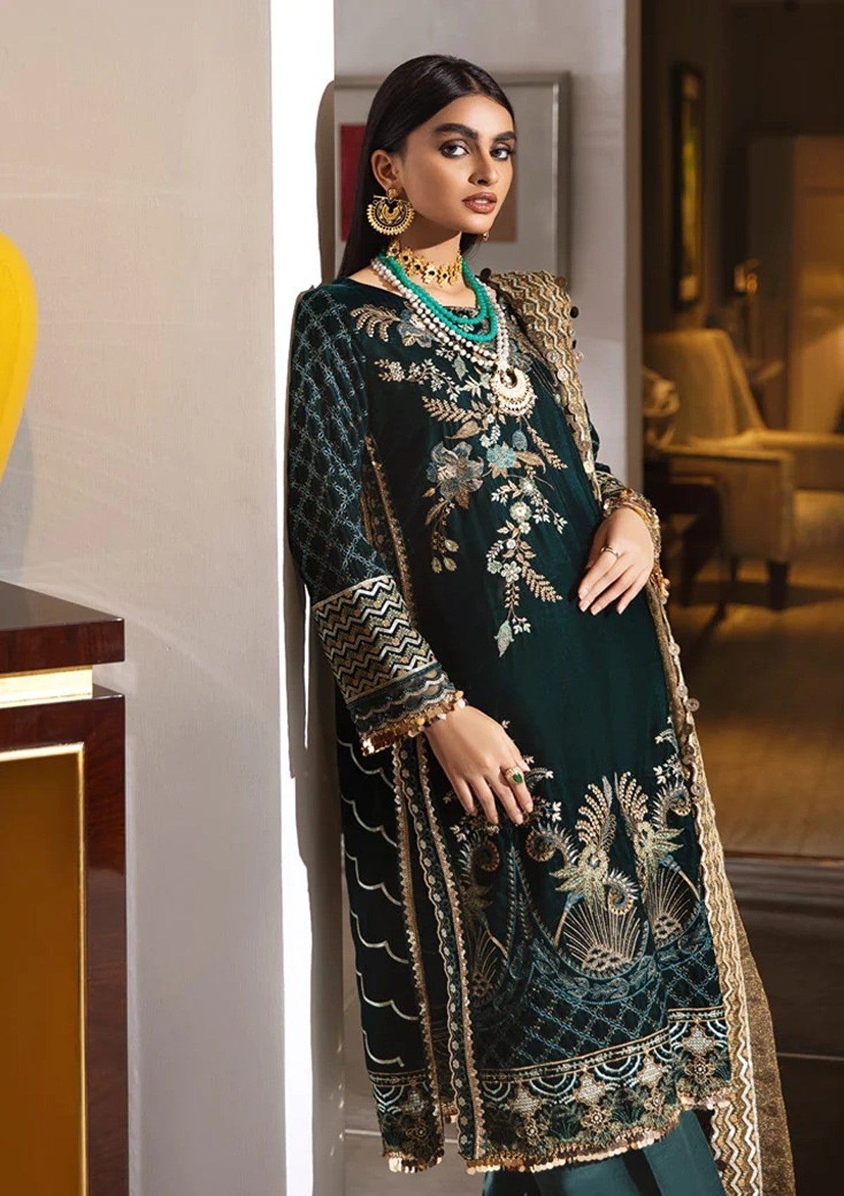 Winter Collection - Marjjan - Memsaab - Velvet - WV#4
