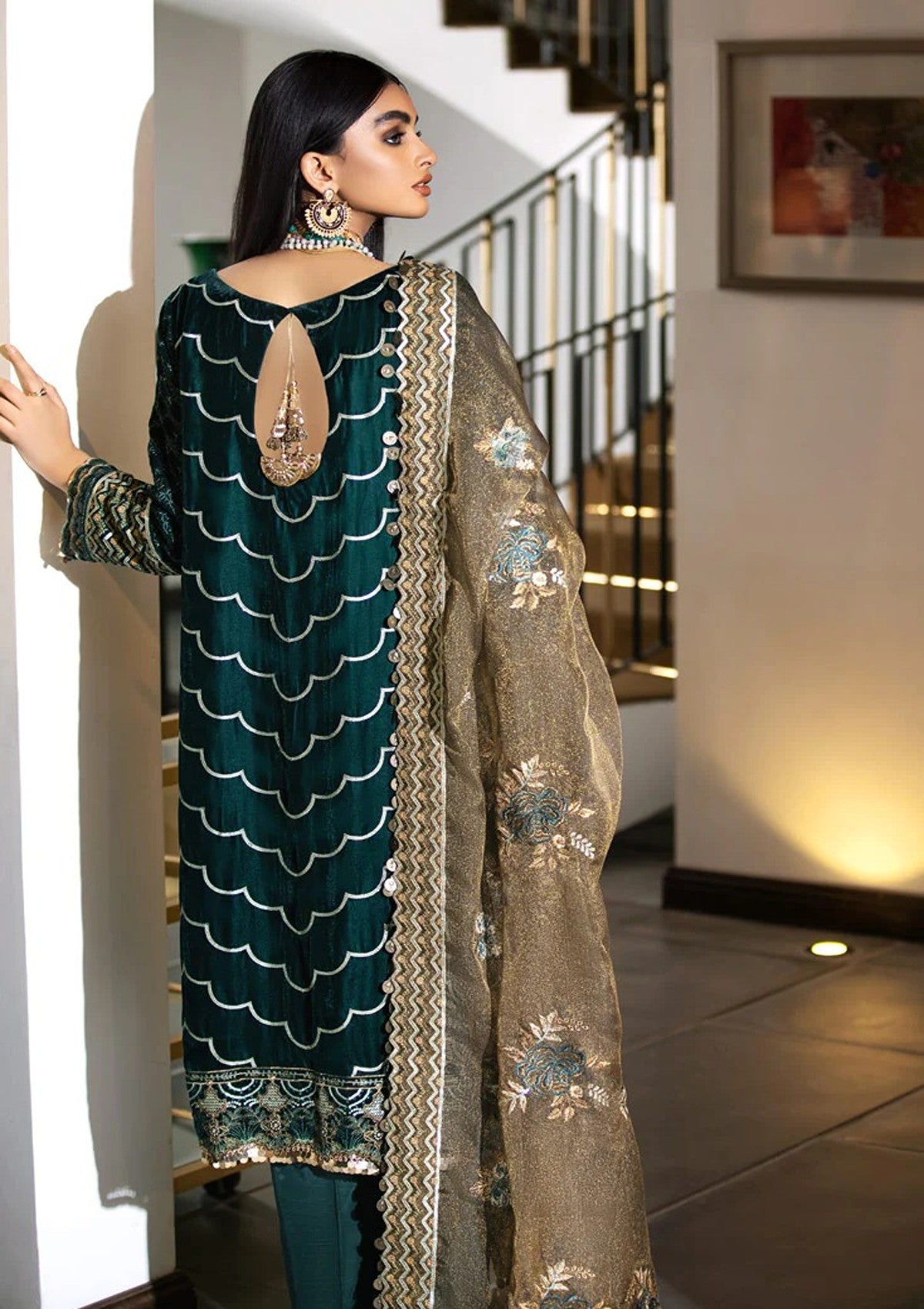 Winter Collection - Marjjan - Memsaab - Velvet - WV#4