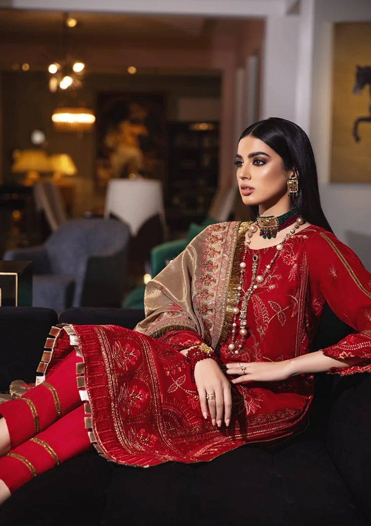 Winter Collection - Marjjan - Memsaab - Velvet - WV#6