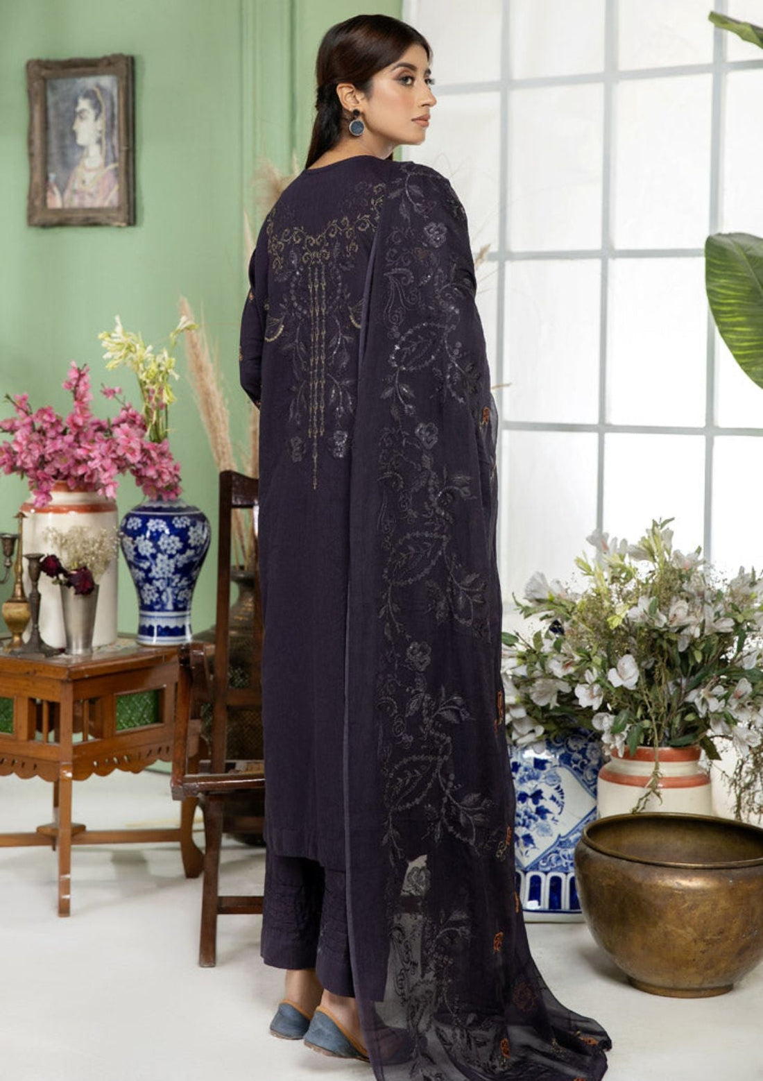 Winter Collection - Marjjan - SKC#22- Purplish Black