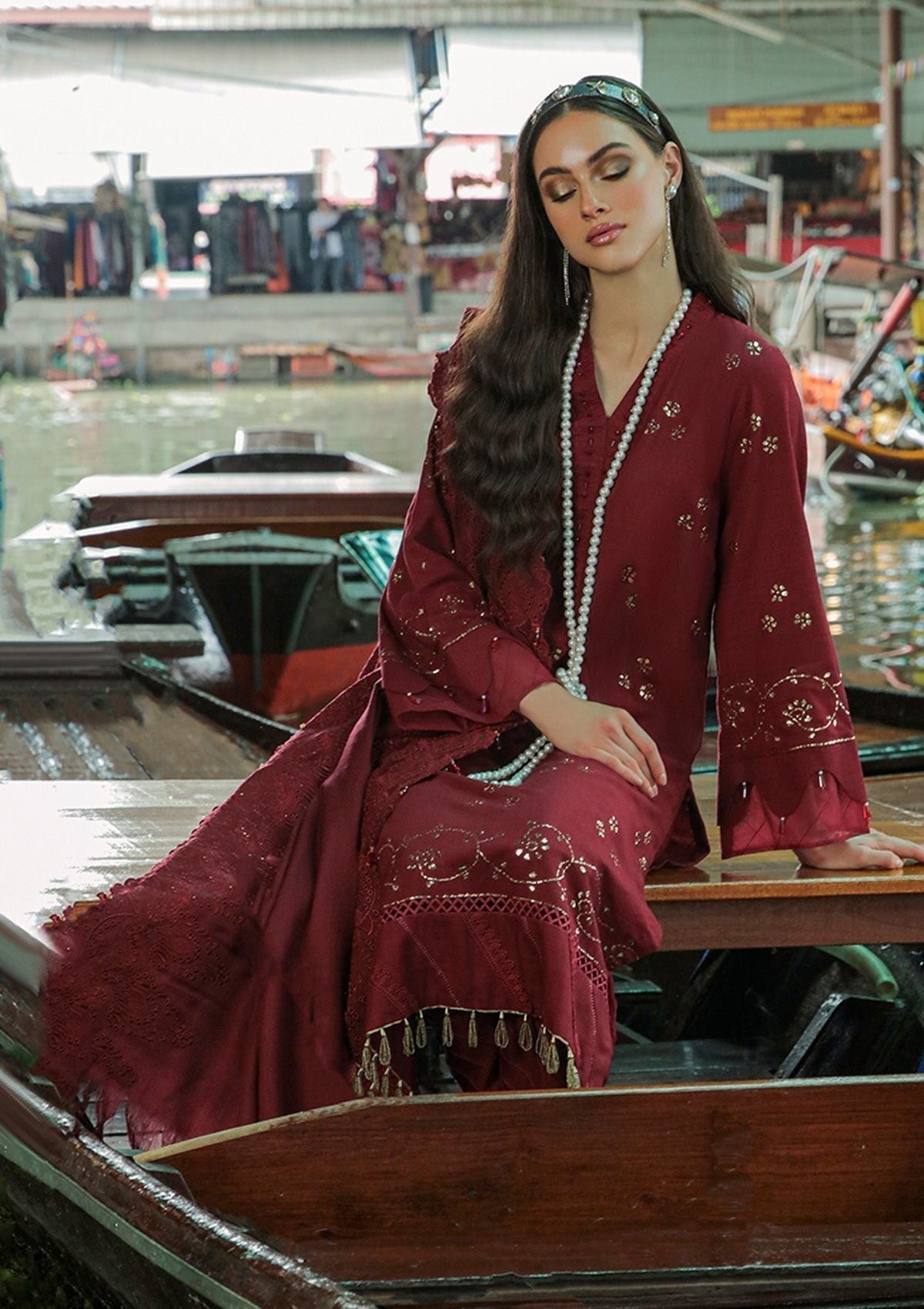 Winter Collection - Nureh - Bazaar - Chikankari - NW#74