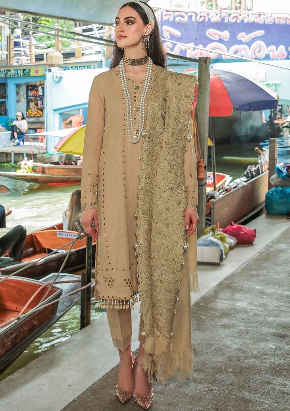 Winter Collection - Nureh - Bazaar - Chikankari - NW#76
