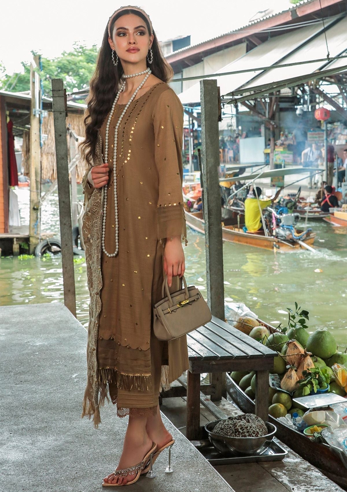 Winter Collection - Nureh - Bazaar - Chikankari - NW#78