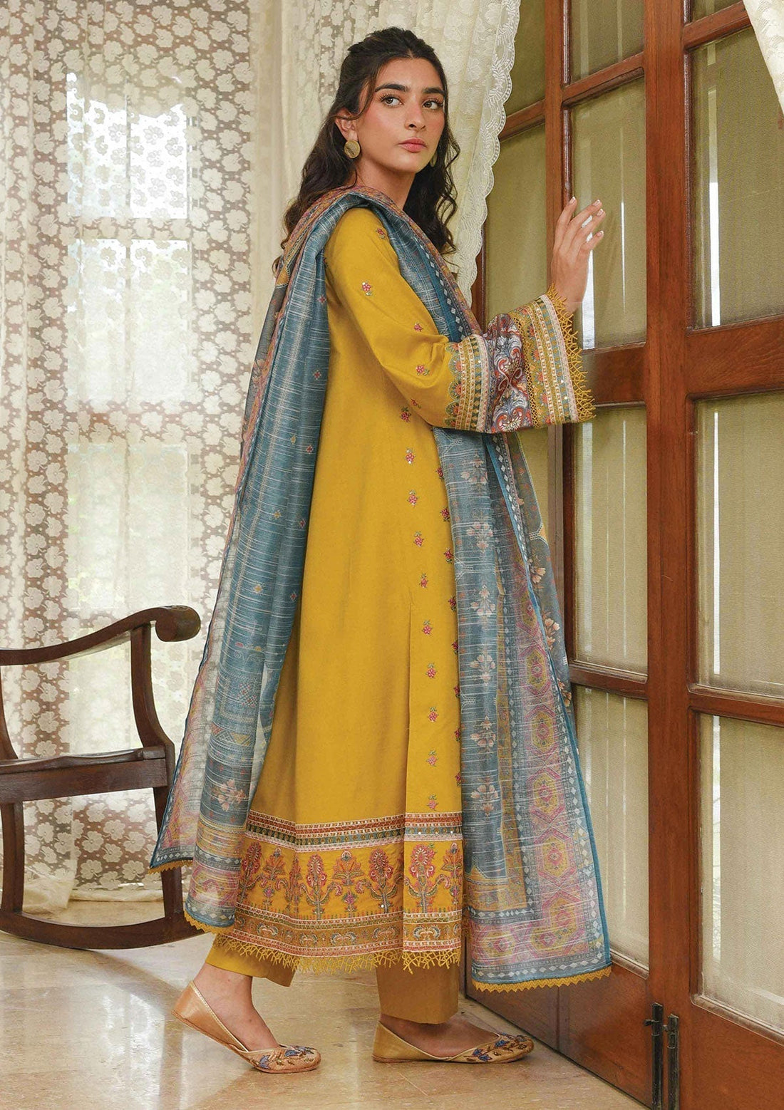 Winter Collection - Qalamkar - Qline - Linen - Anaya - VL#5