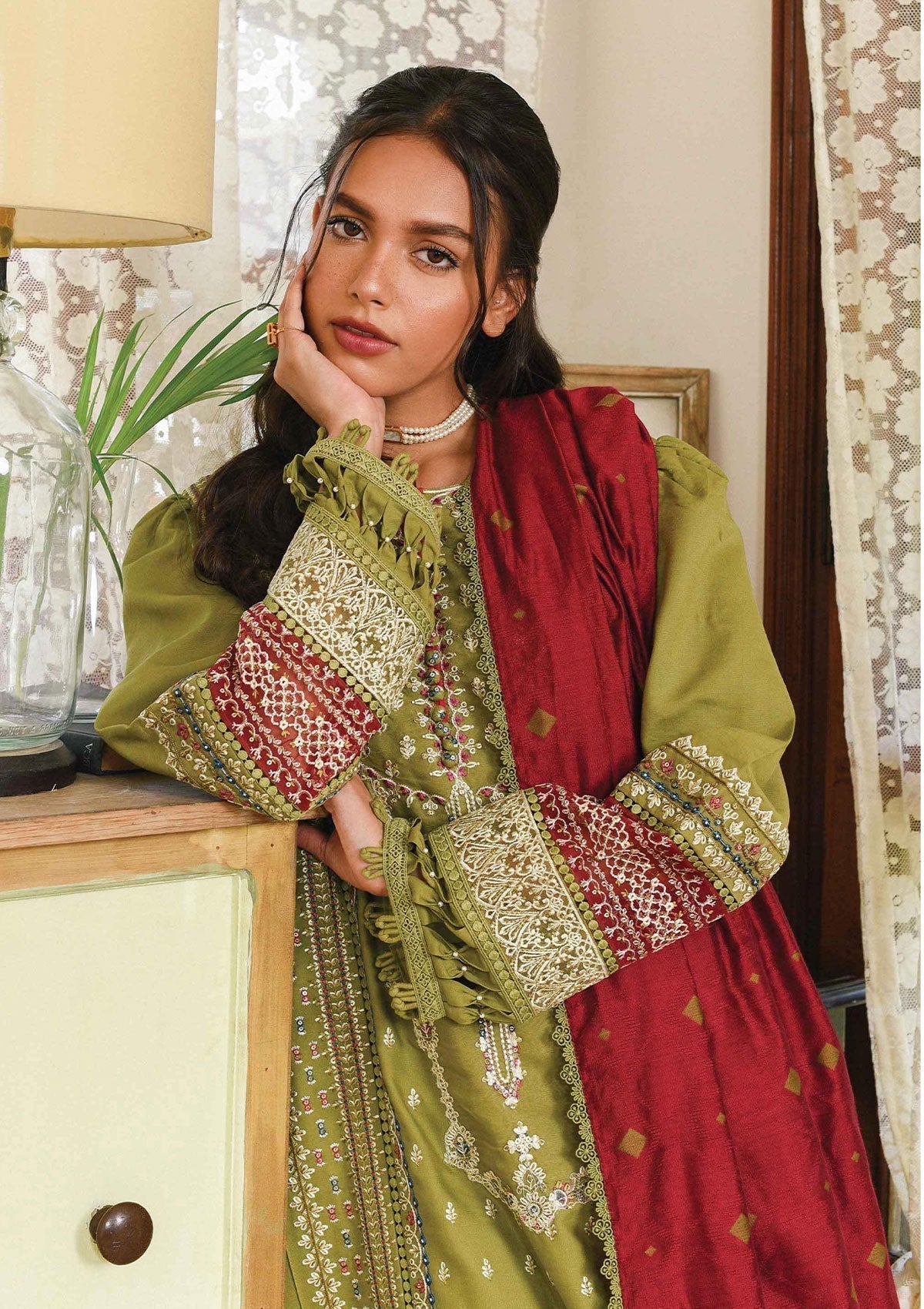 Winter Collection - Qalamkar - Qline - Linen - Anjum - VL#14