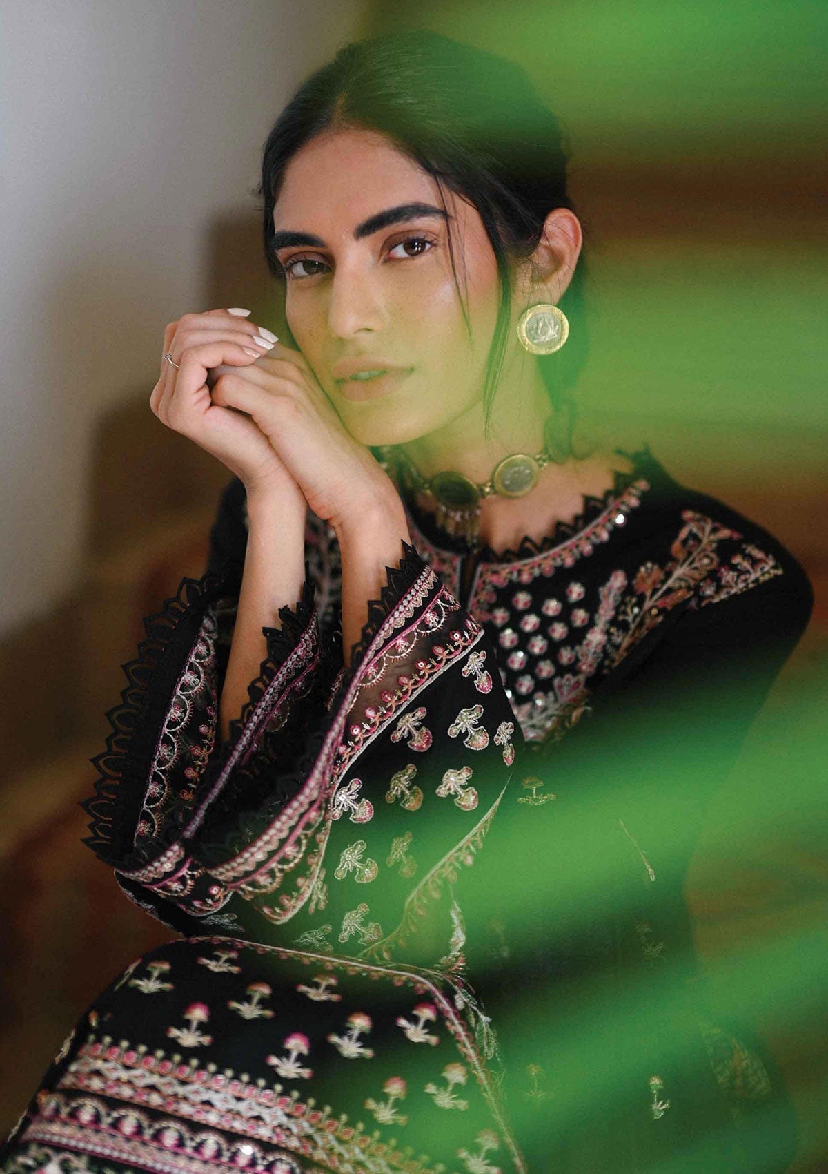 Winter Collection - Qalamkar - Qline - Linen - Erum - VL#15