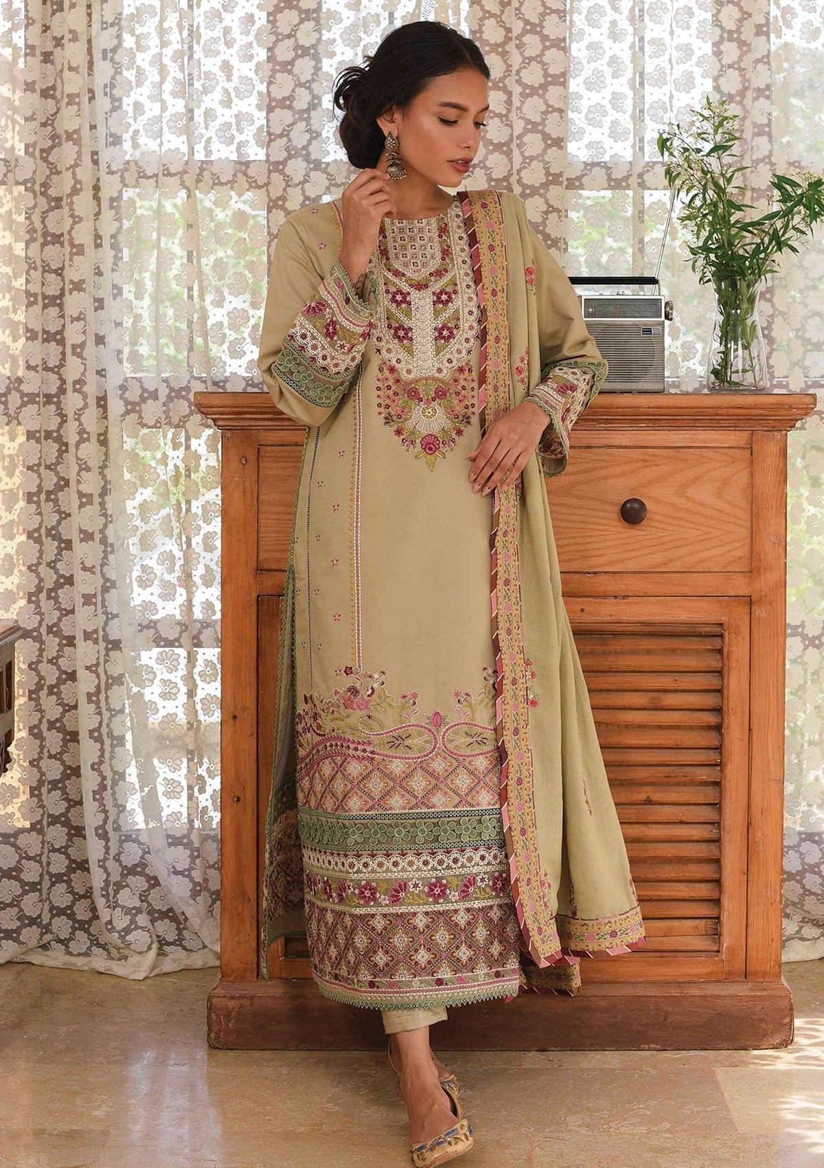 Winter Collection - Qalamkar - Qline - Linen - Mahrukh - VL#9