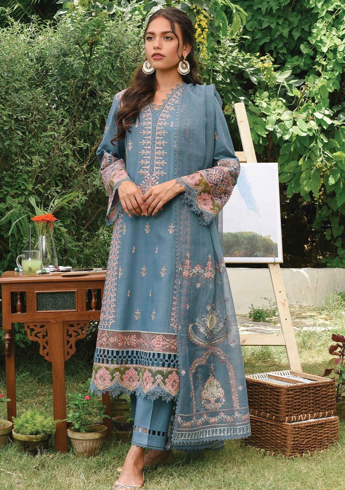 Winter Collection - Qalamkar - Qline - Linen - Rooh - VL#10