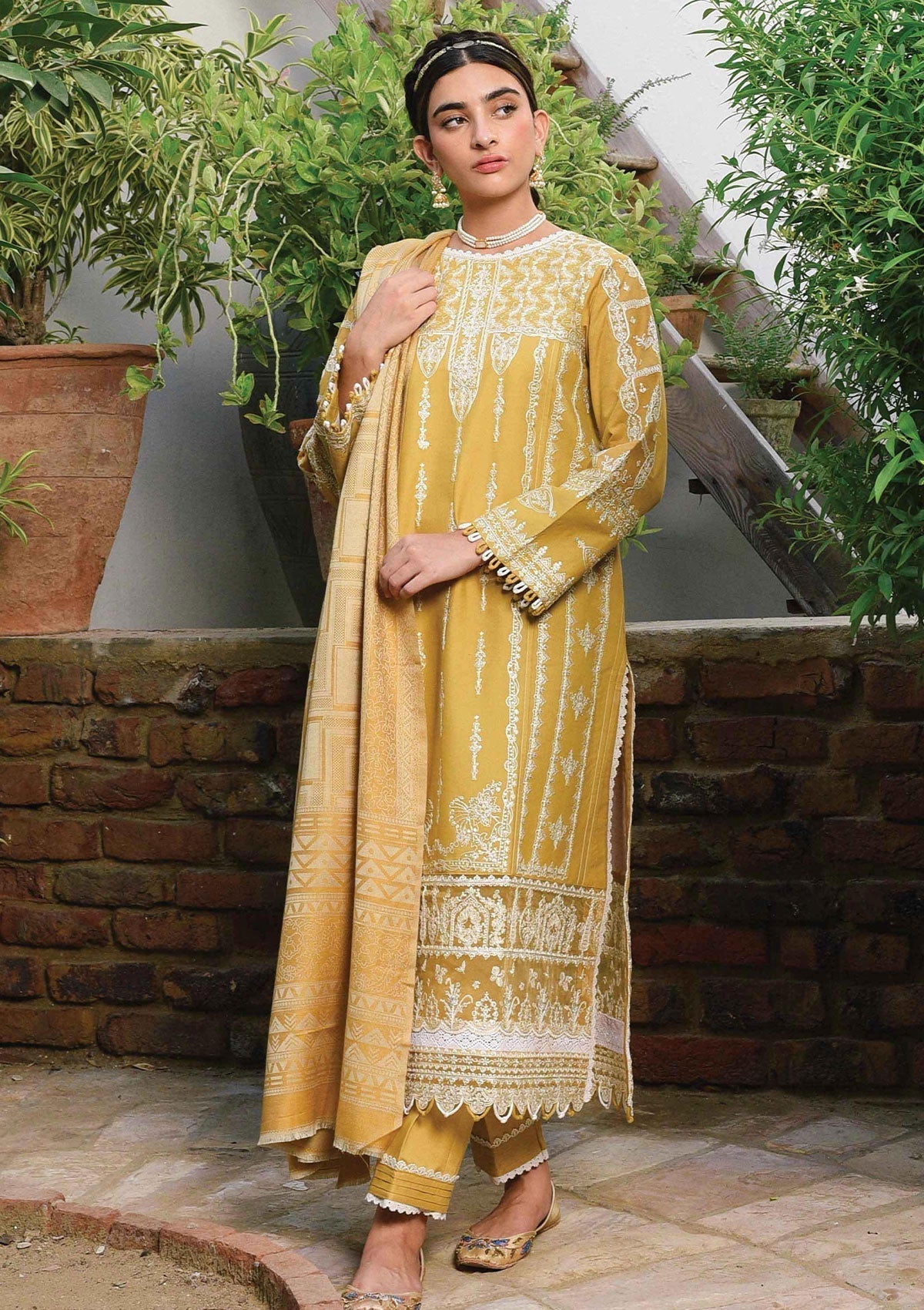 Winter Collection - Qalamkar - Qline - Linen - Roohi - VL#7