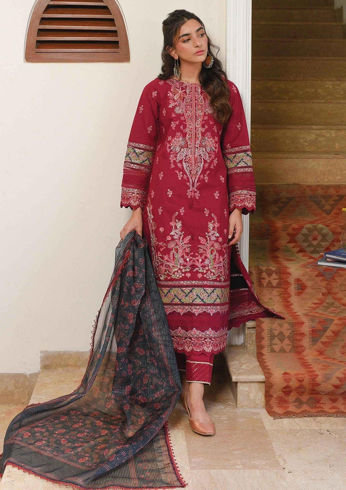 Winter Collection - Qalamkar - Qline - Linen - Sabeeka - VL#4