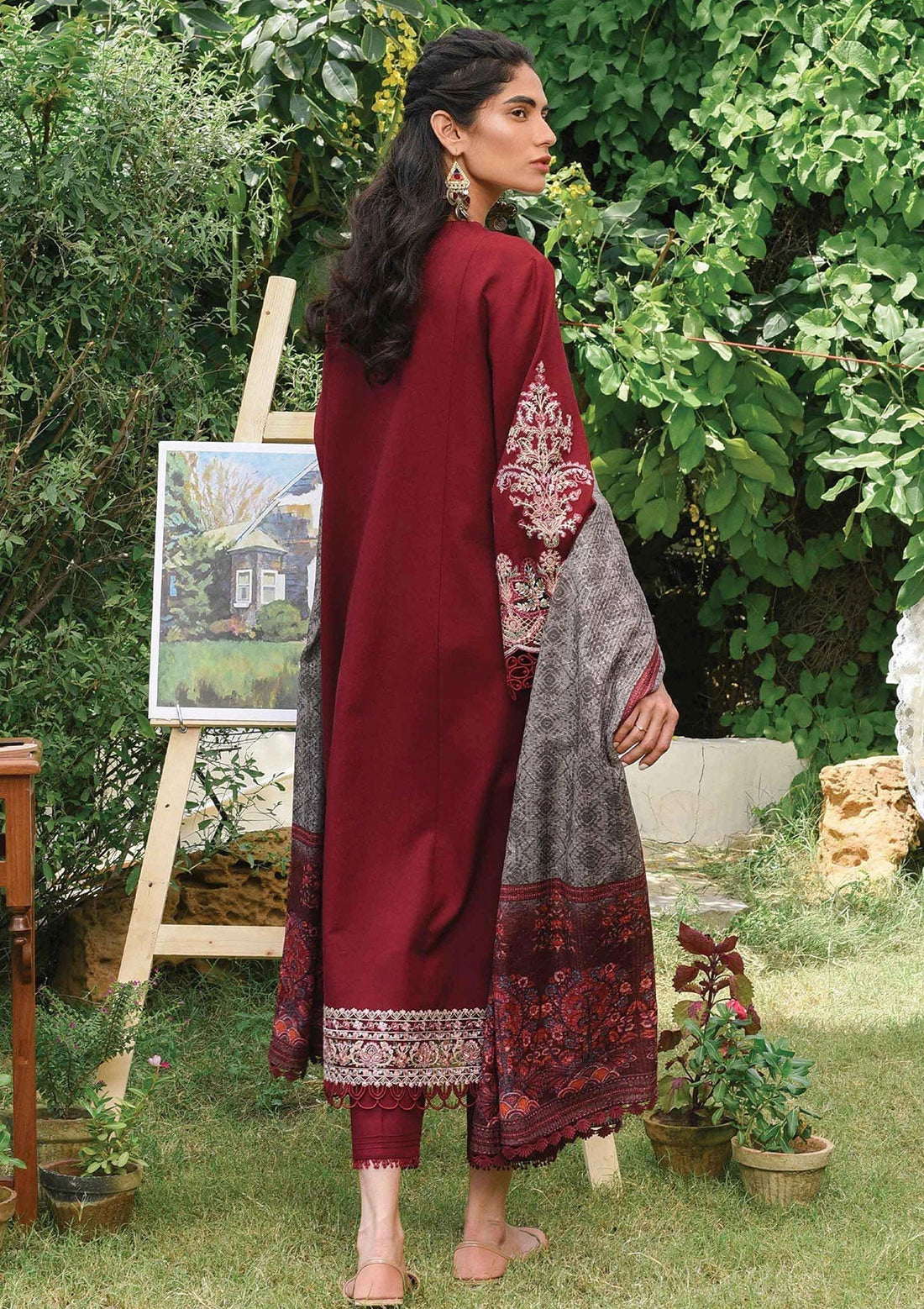Winter Collection - Qalamkar - Qline - Linen - Samar - VL#8