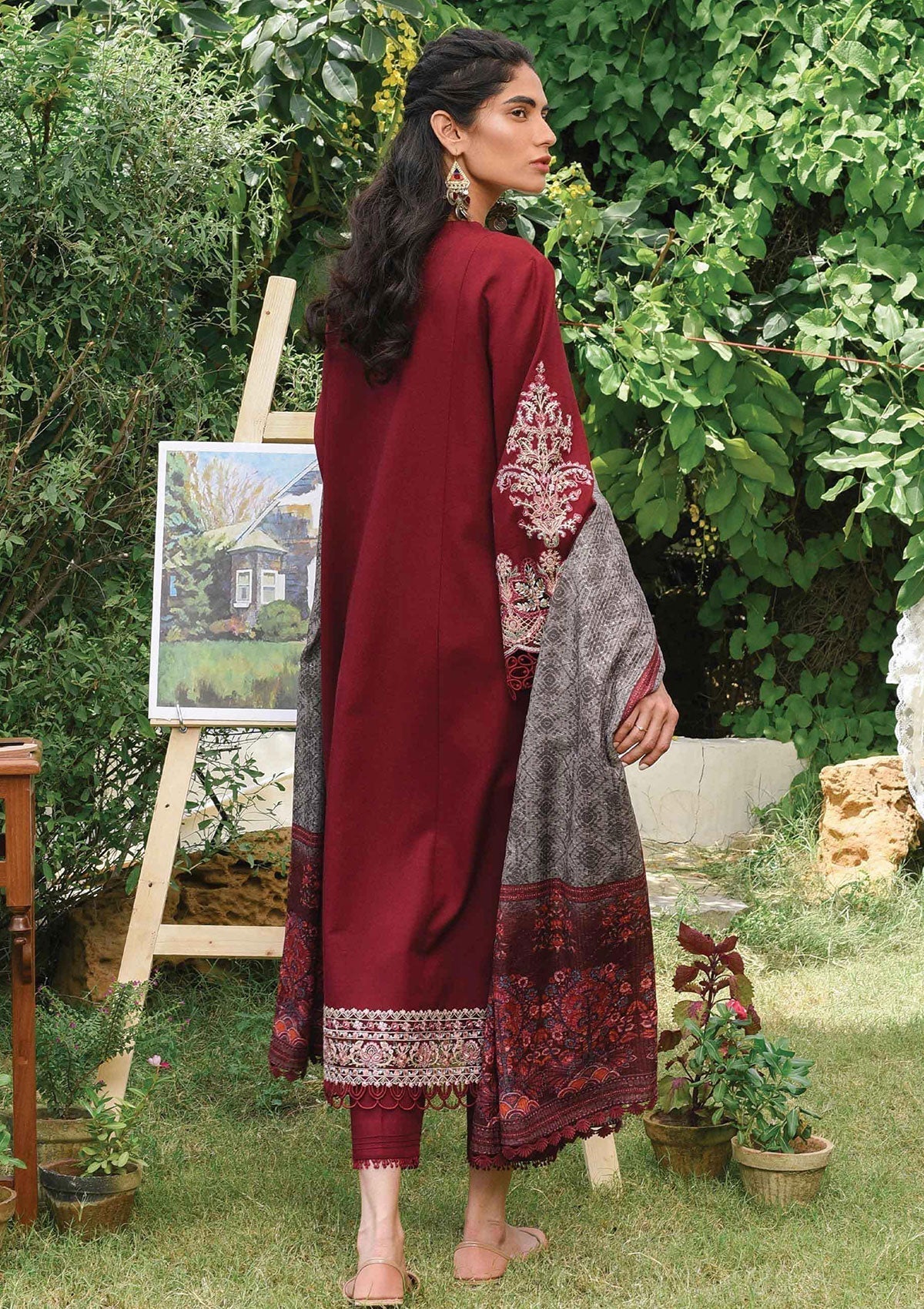 Winter Collection - Qalamkar - Qline - Linen - Samar - VL#8