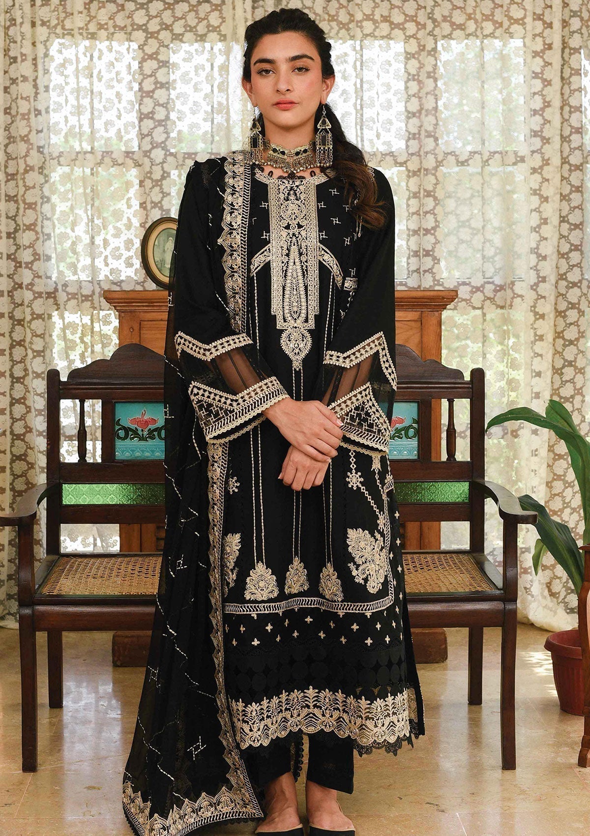 Winter Collection - Qalamkar - Qline - Linen - Sophia - VL#12