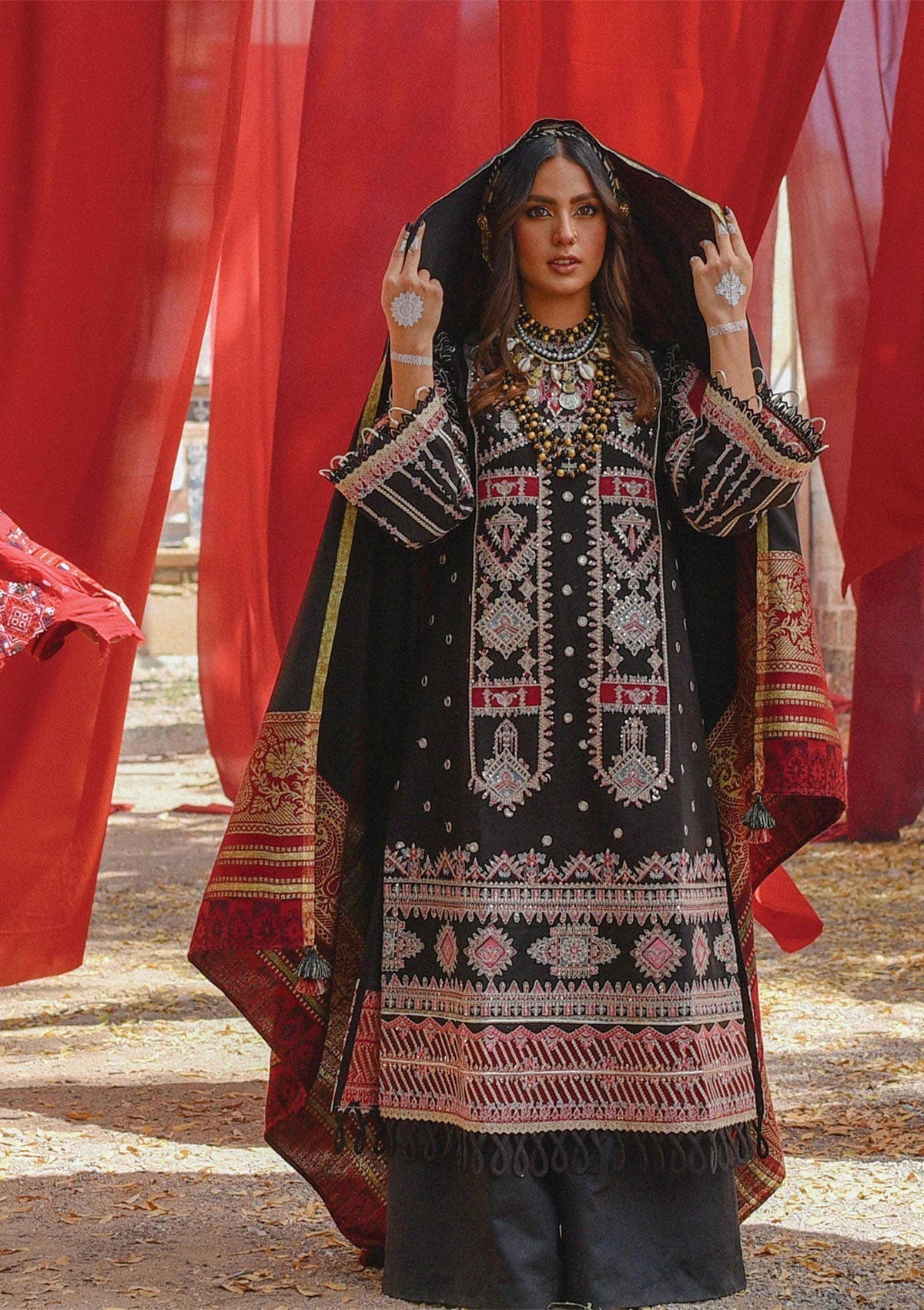 Winter Collection - Qalamkar - Sewni - K#02 (HARAM)