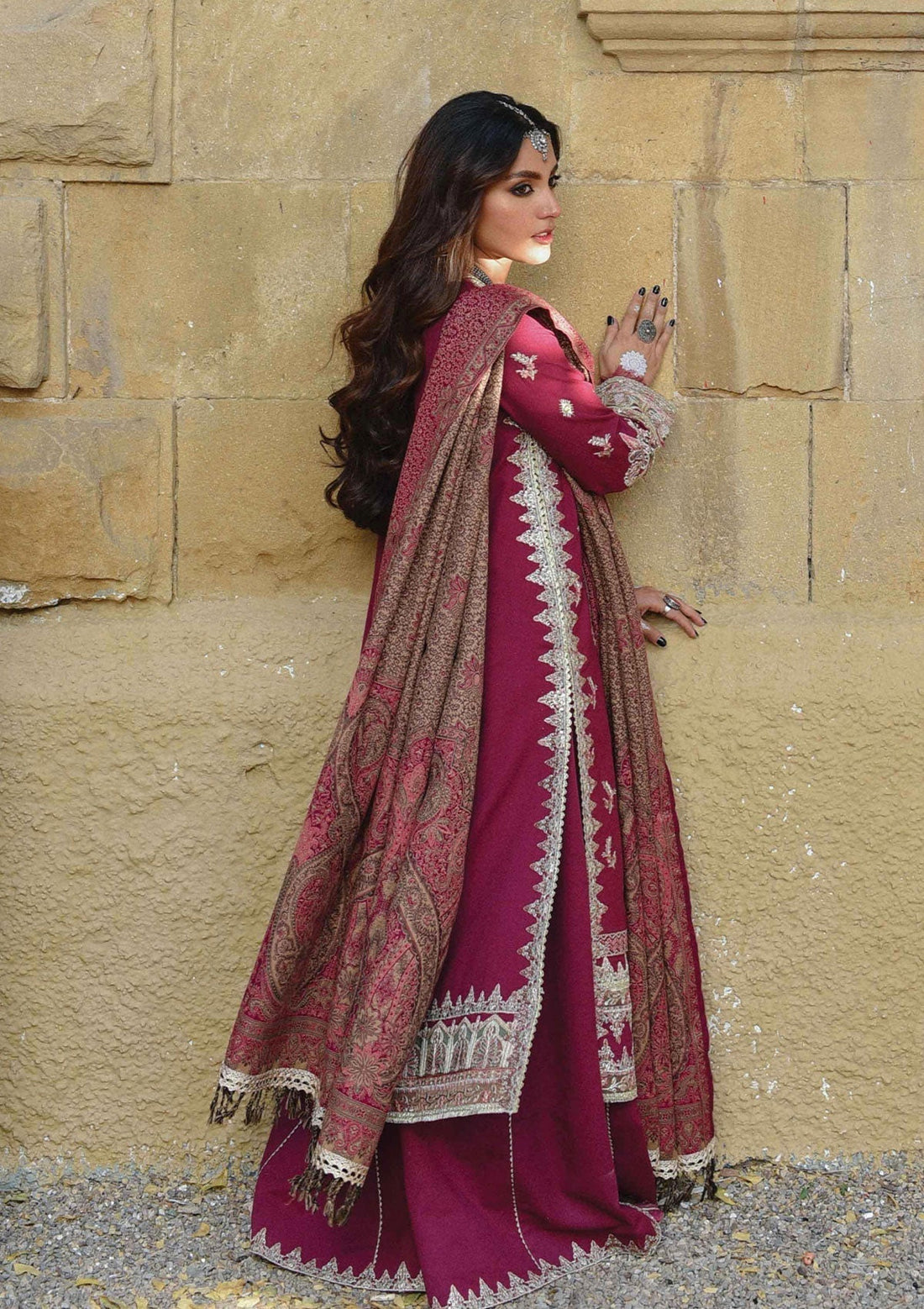 Winter Collection - Qalamkar - Sewni - K#04 (SAMREEN)