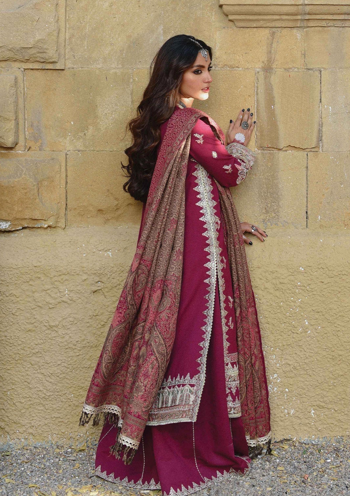 Winter Collection - Qalamkar - Sewni - K#04 (SAMREEN)