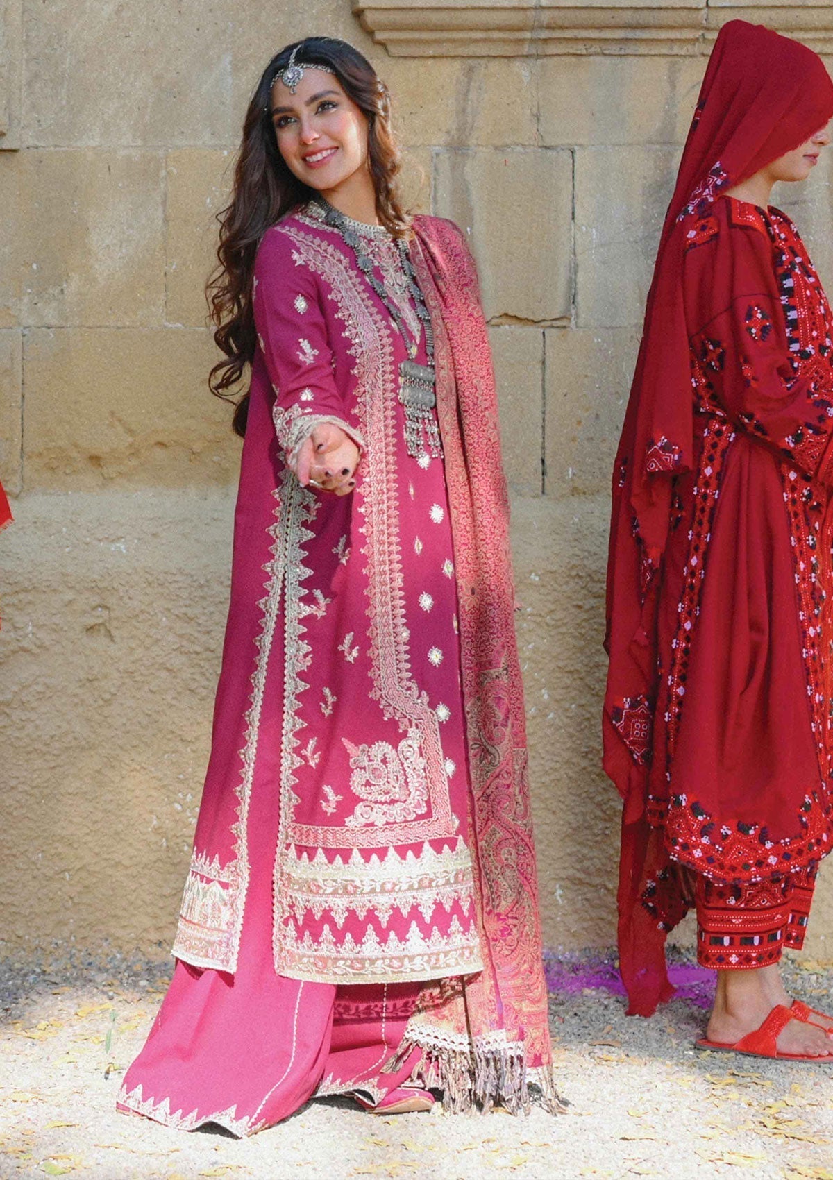Winter Collection - Qalamkar - Sewni - K#04 (SAMREEN)