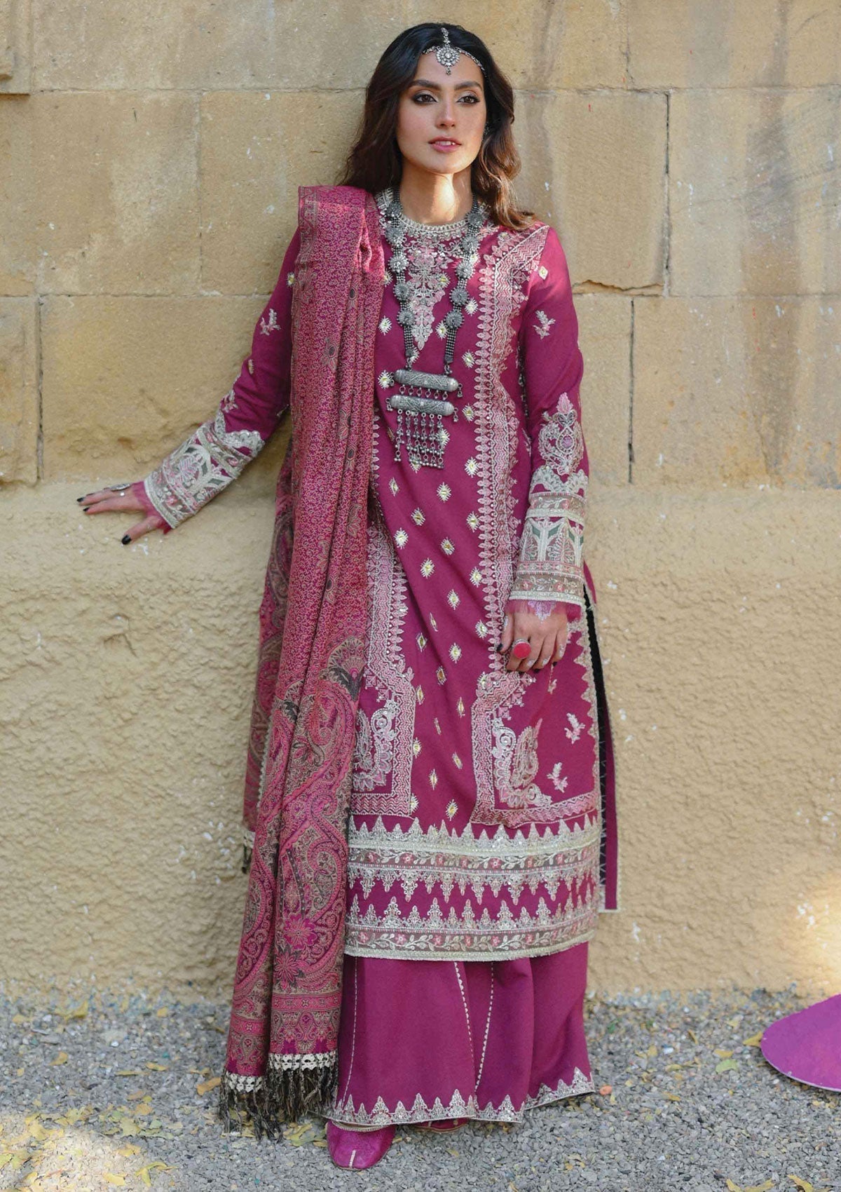 Winter Collection - Qalamkar - Sewni - K#04 (SAMREEN)