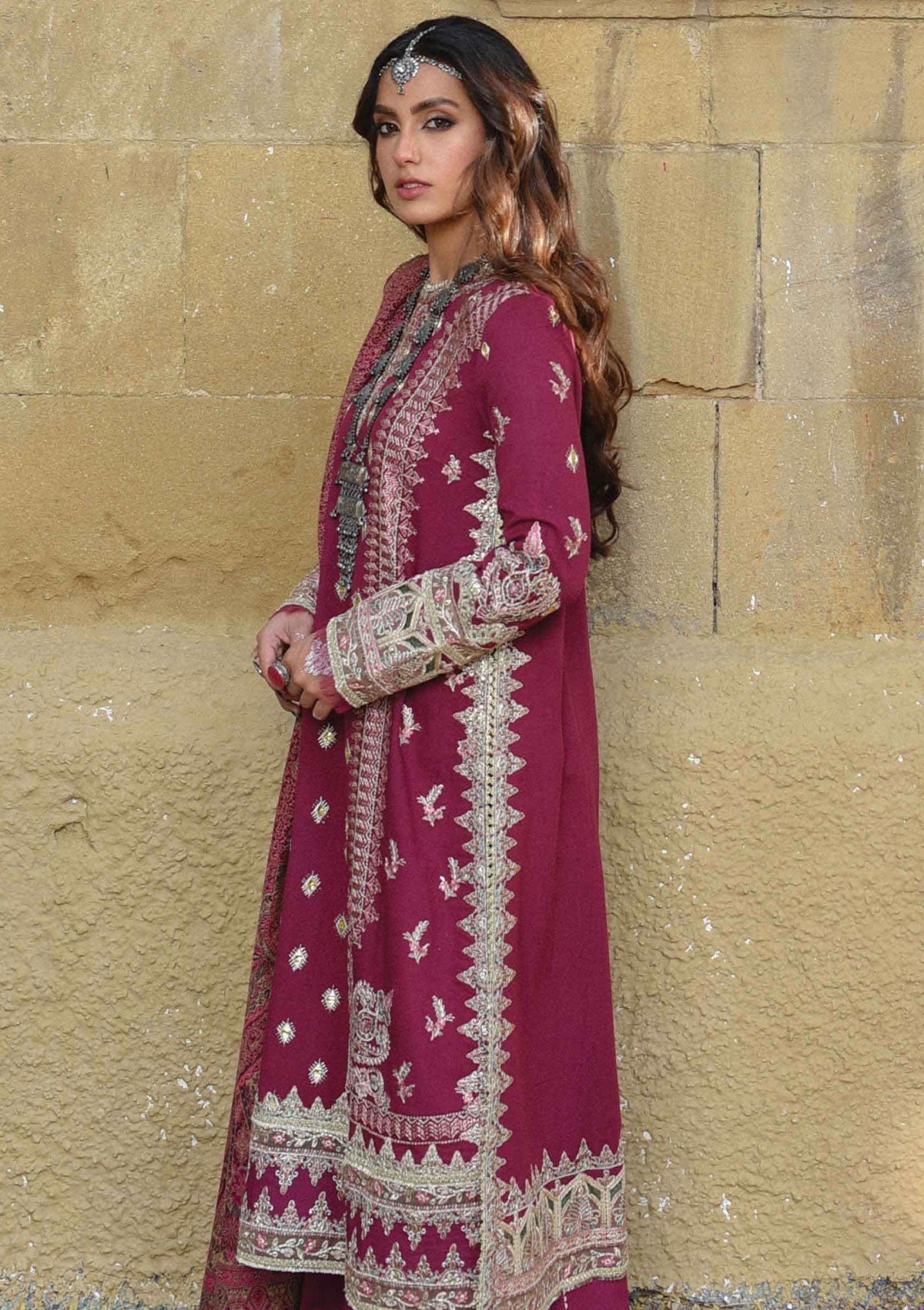 Winter Collection - Qalamkar - Sewni - K#04 (SAMREEN)