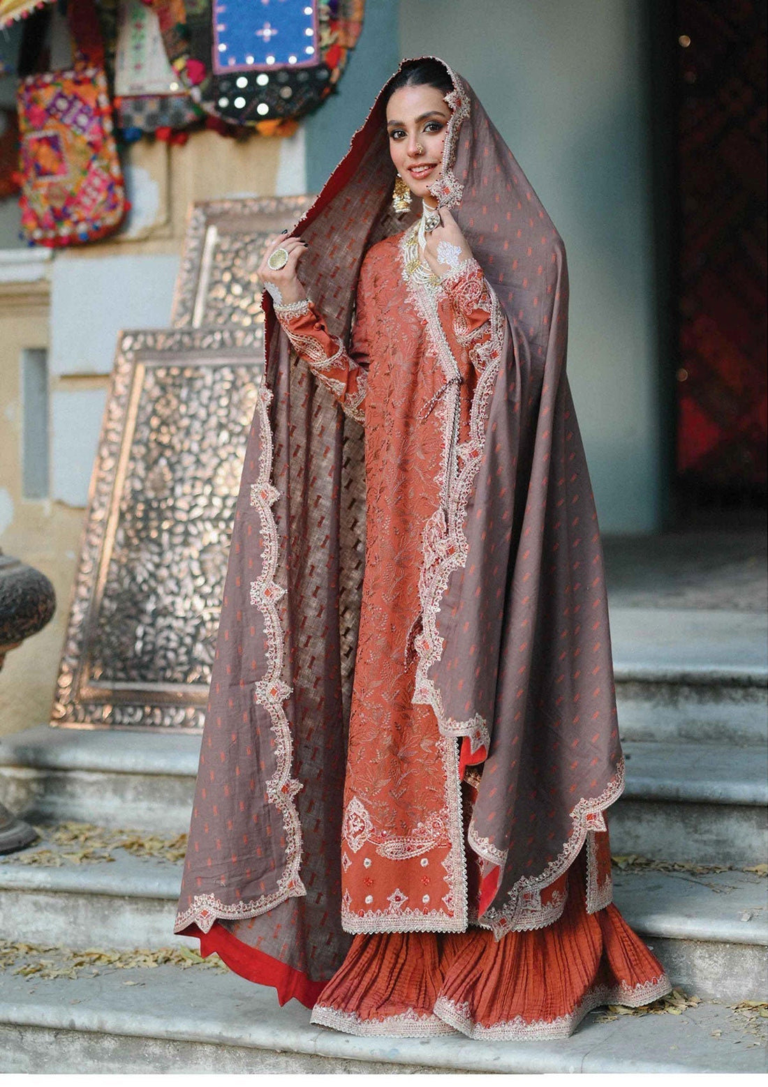 Winter Collection - Qalamkar - Sewni - K#10 (ARMEENA)