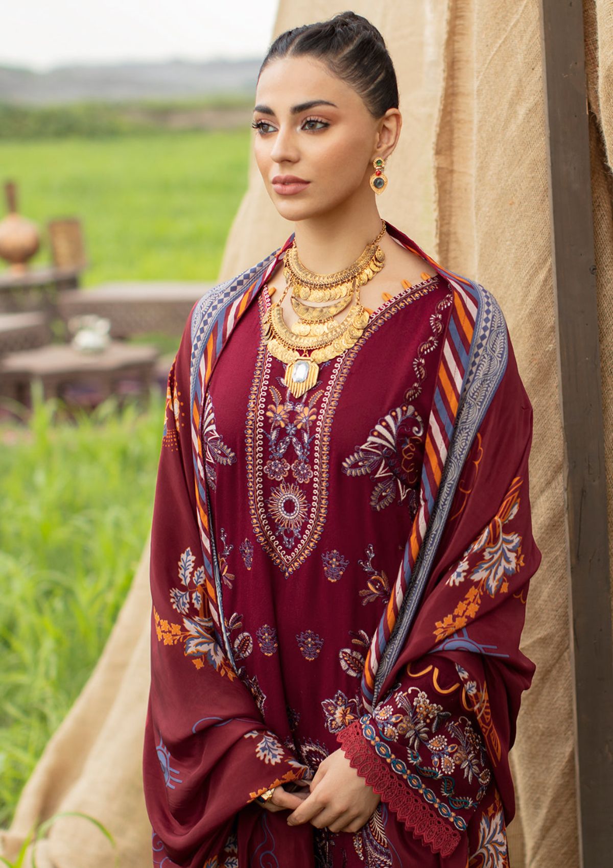 Winter Collection - Ramsha - Reet - Karandi - V06 - R#604