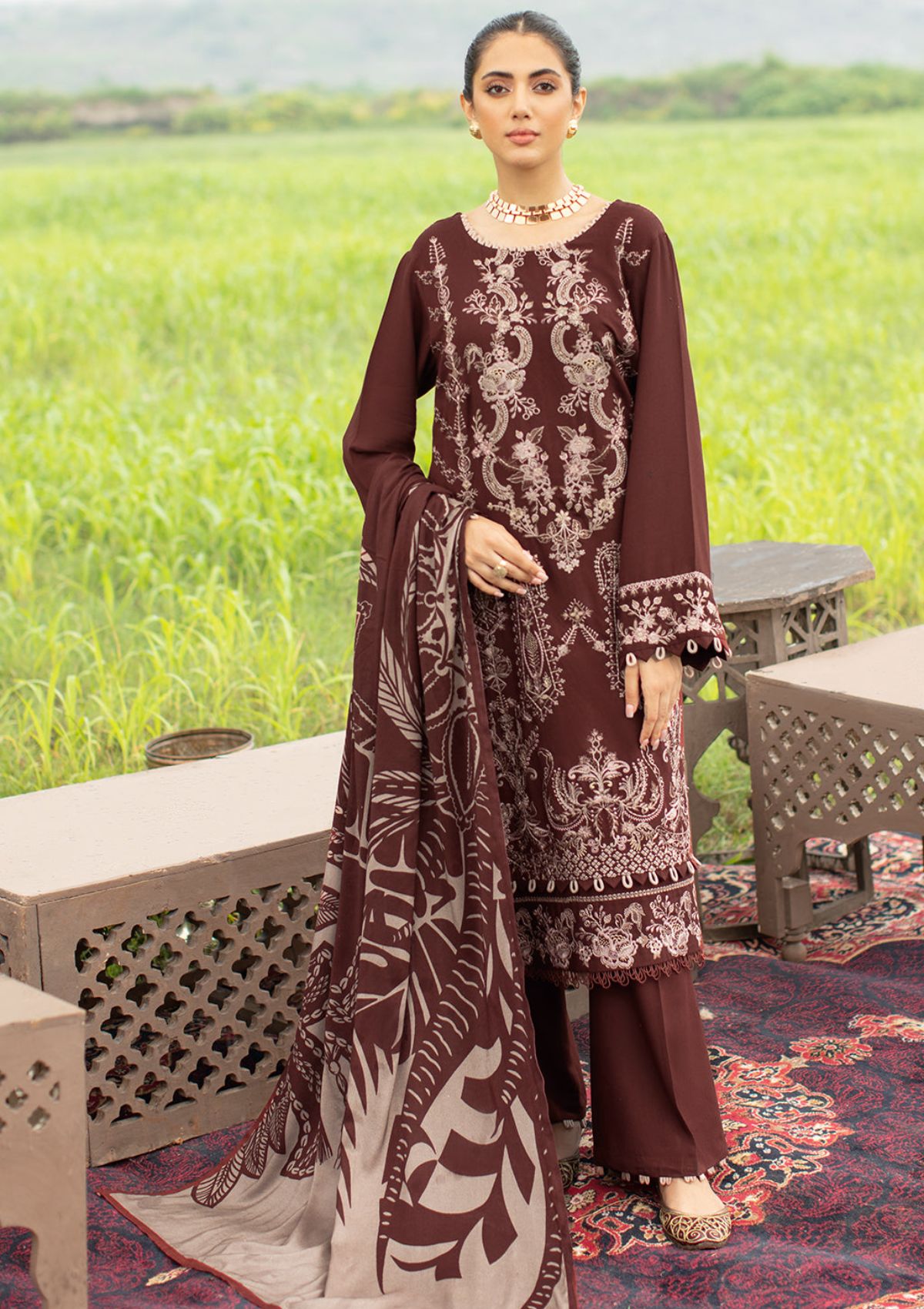 Winter Collection - Ramsha - Reet - Karandi - V06 - R#608