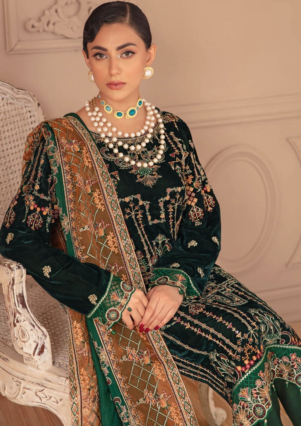 Winter Collection - Ramsha - Velvet - V05 - V#502