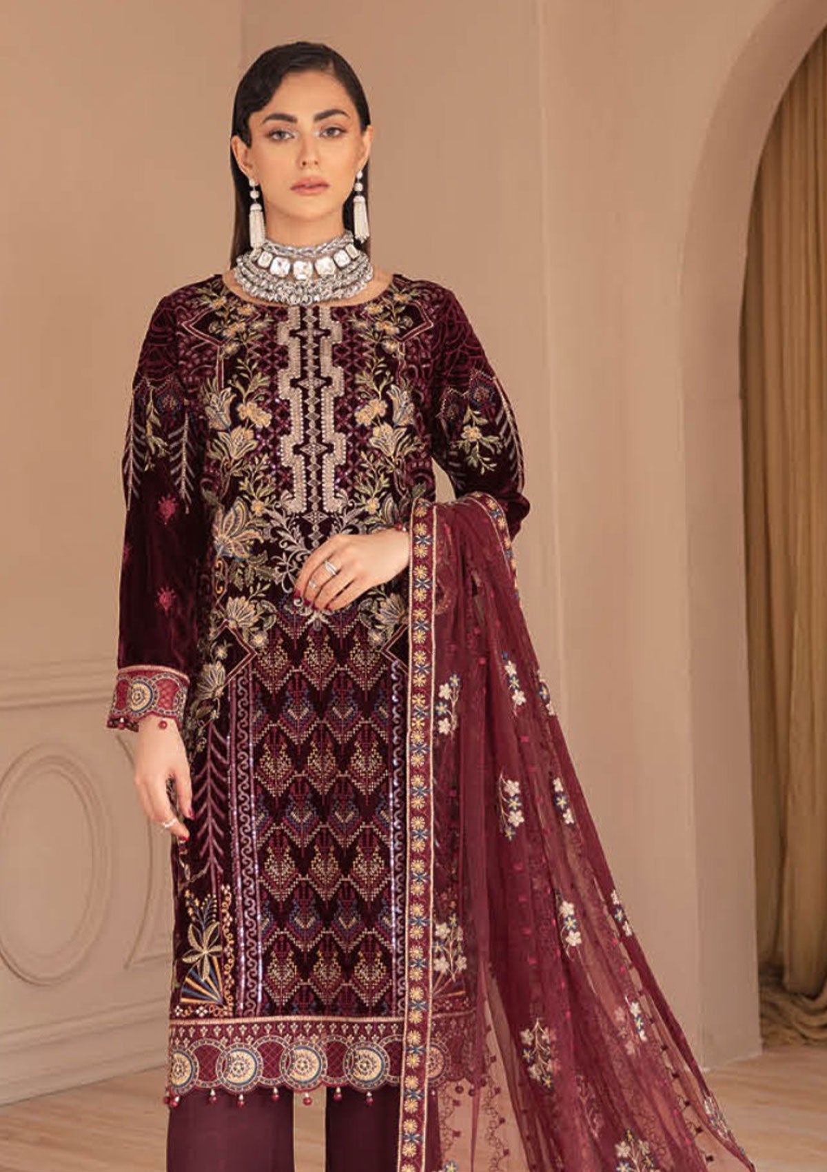 Winter Collection - Ramsha - Velvet - V05 - V#503