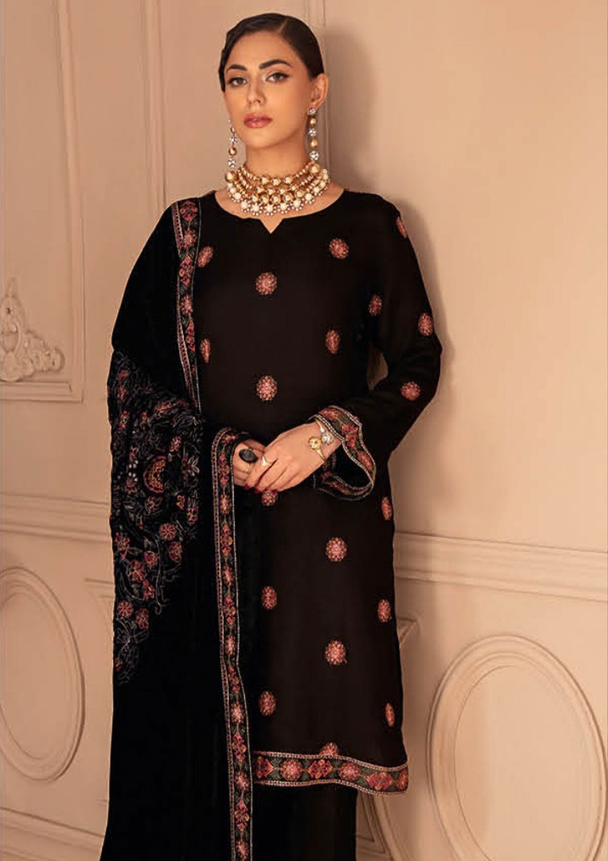 Winter Collection - Ramsha - Velvet - V05 - V#504