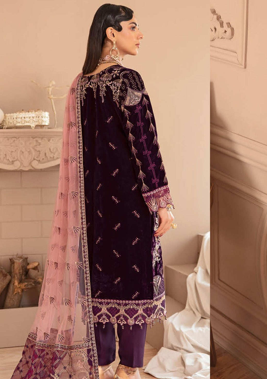 Winter Collection - Ramsha - Velvet - V05 - V#505