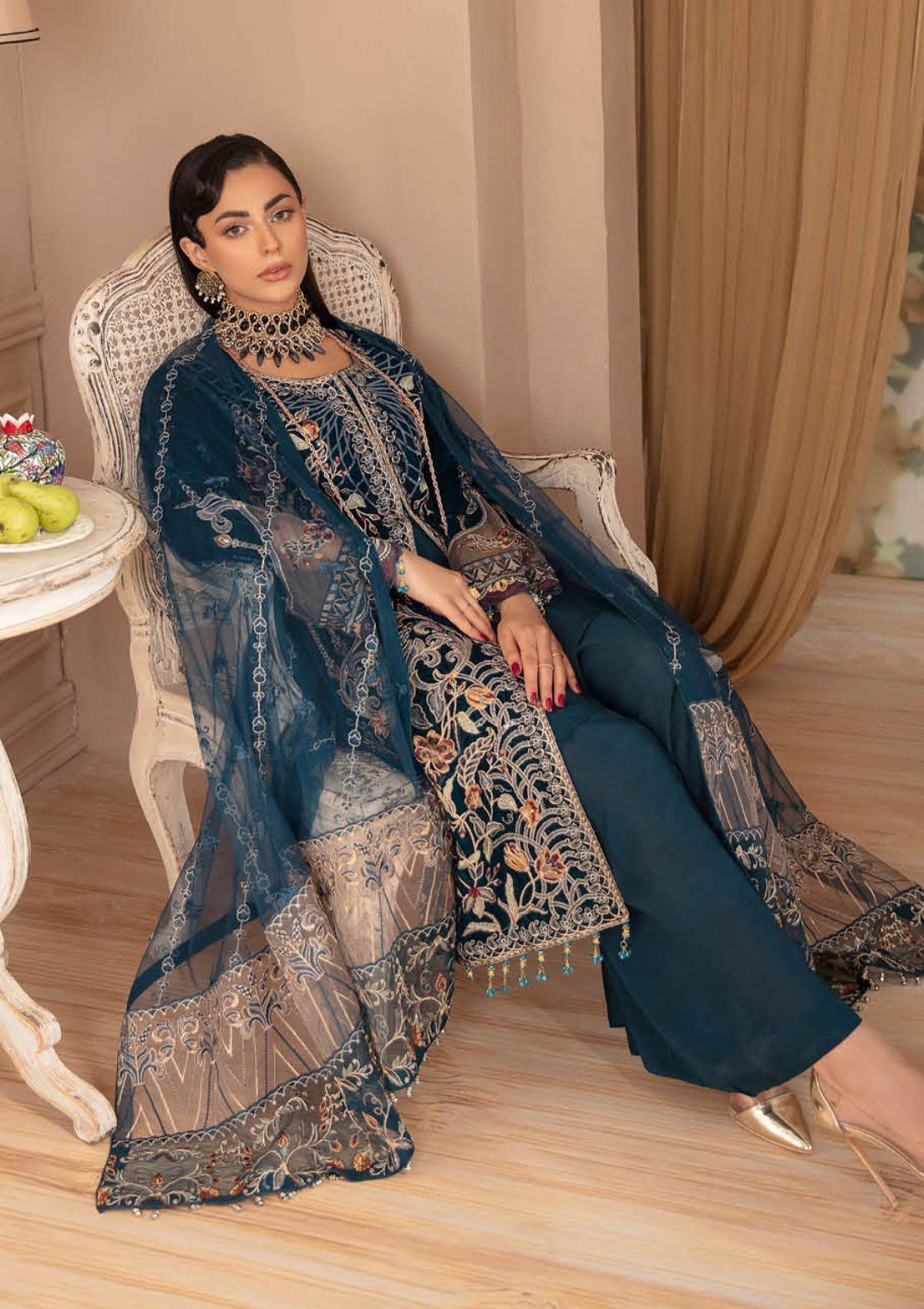 Winter Collection - Ramsha - Velvet - V05 - V#506