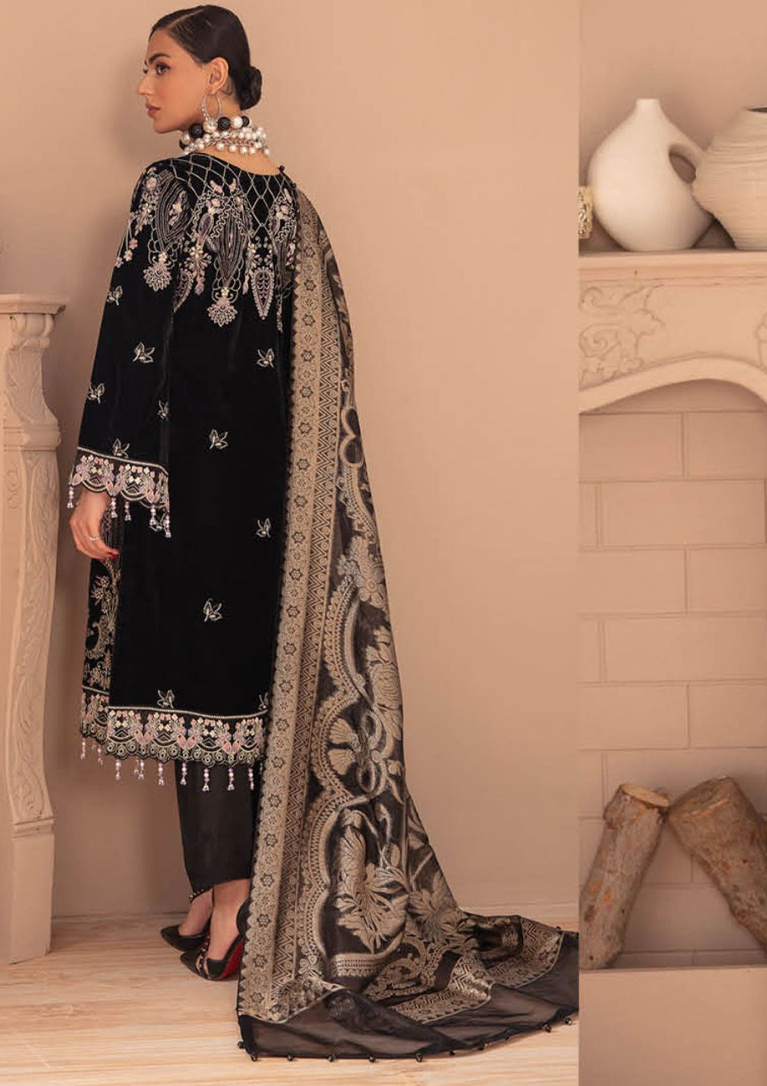 Winter Collection - Ramsha - Velvet - V05 - V#508