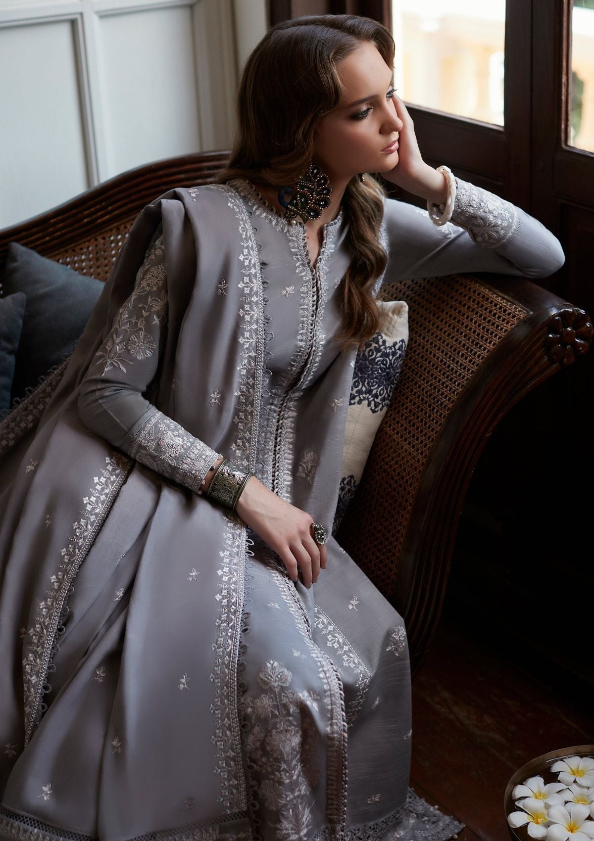 Winter Collection - Zaha - Unstitched - D#10 - Gul