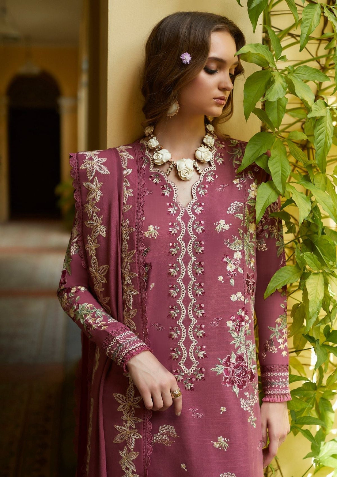 Winter Collection - Zaha - Unstitched - D#13 - Lalam